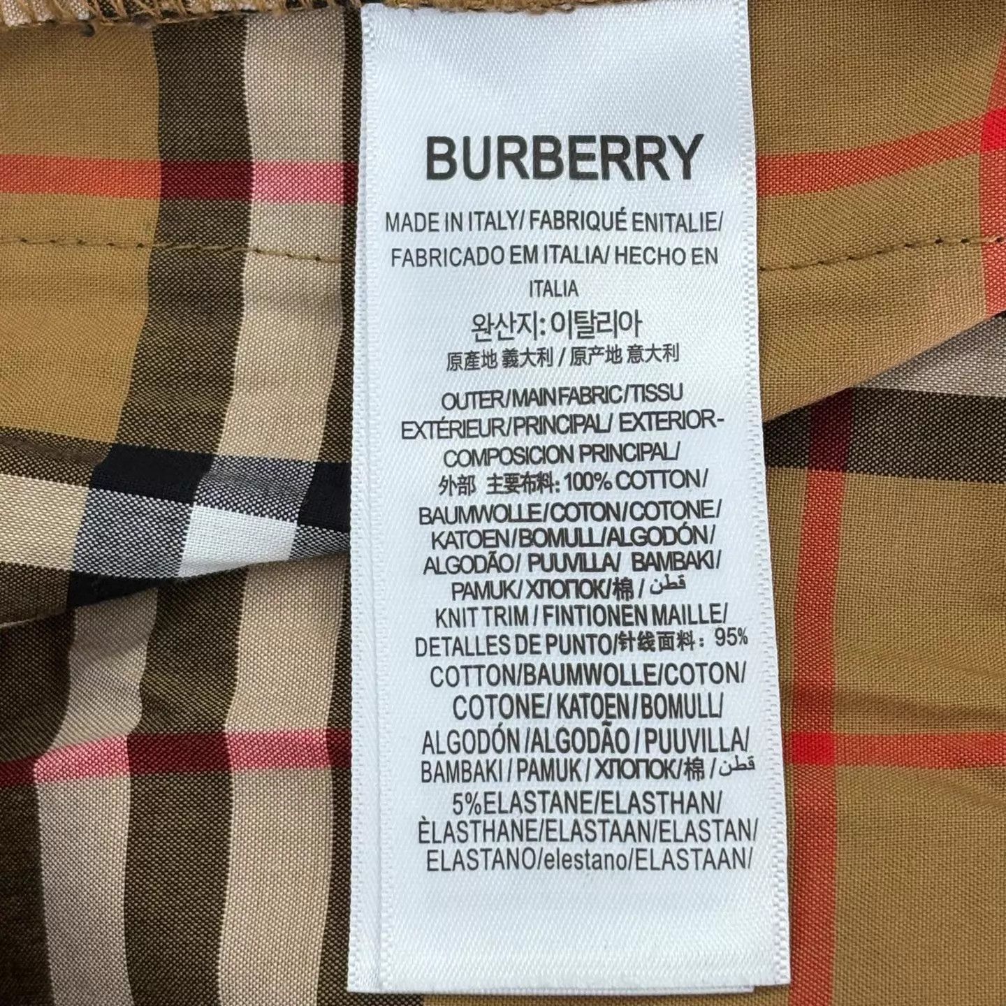 Burberry Burberry Check Track Shorts 36 New Size US 36 / EU 52 - 4 Thumbnail
