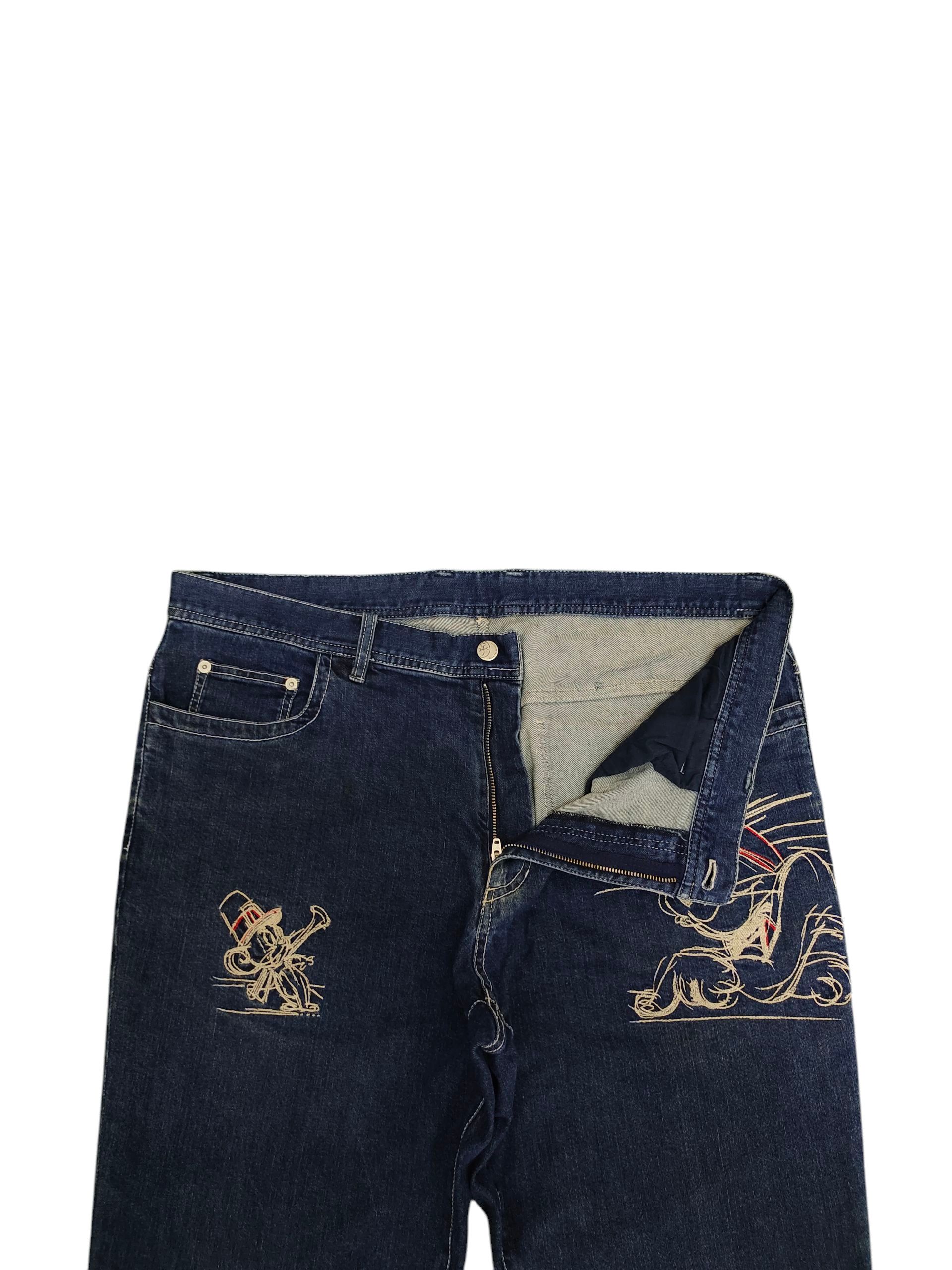 Jean Charles De Castelbajac Vintage Castelbajac Jeans - Tom & Jerry Embroidered Denim Size US 38 / EU 54 - 7 Thumbnail