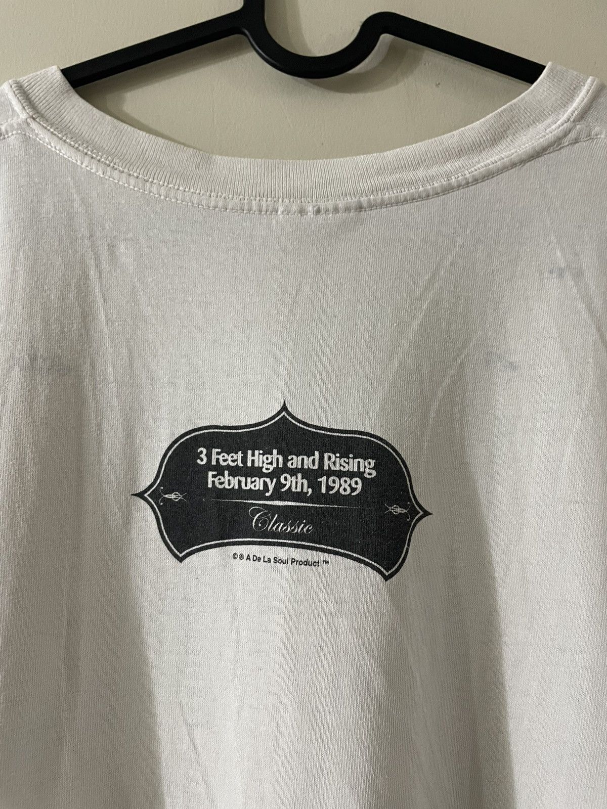 Rap Tees Vintage De La Soul 3 Feet High Tommy Boy Records Rap Shirt Size US XL / EU 56 / 4 - 4 Thumbnail