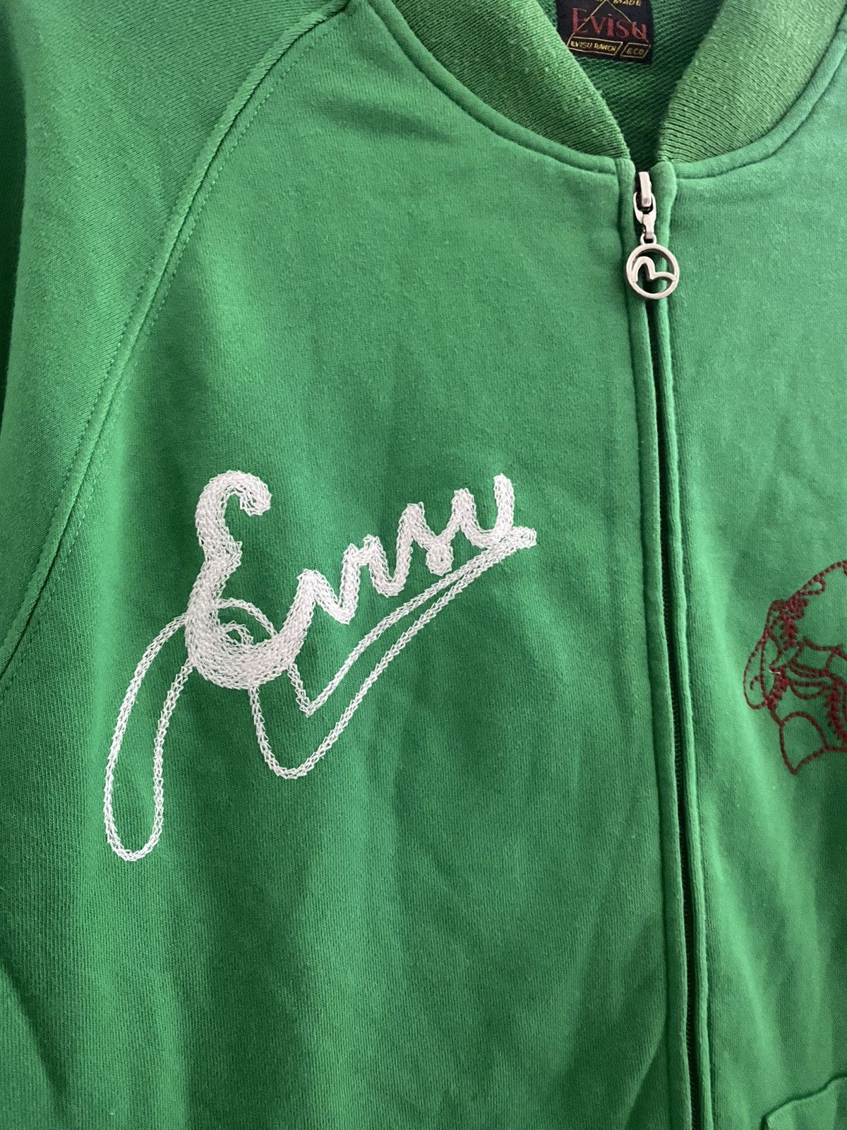 Evisu Vintage Evisu ranch embroidery varsity zipper Size US XXL / EU 58 / 5 - 4 Thumbnail
