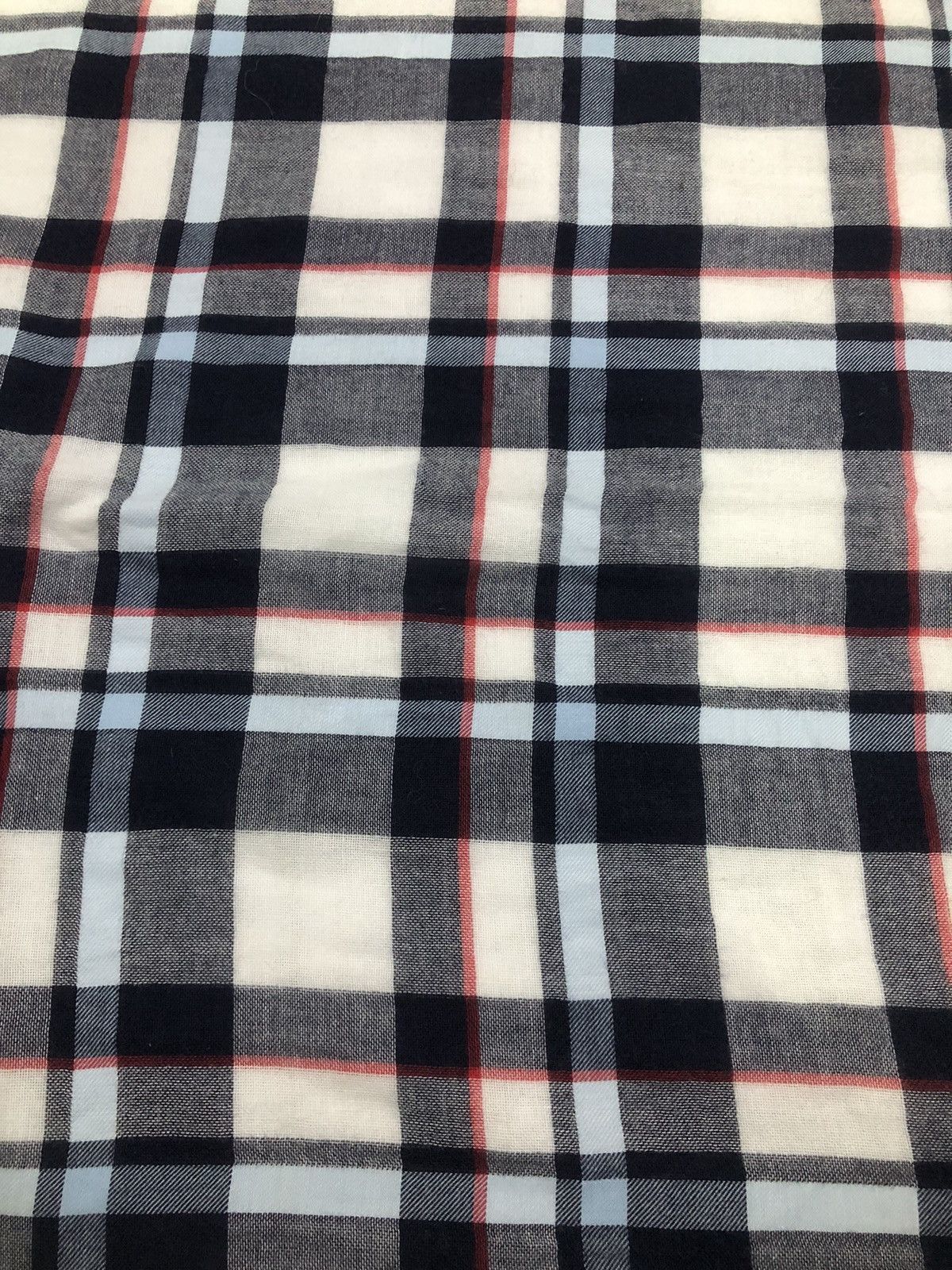 Calvin Klein Calvin Klein Plaid CK Embroidered Bandana Size ONE SIZE - 6 Thumbnail