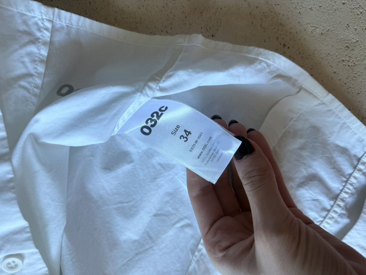 032c 032c Drop Button Up Shirt in White Size XS / US 0-2 / IT 36-38 - 4 Thumbnail