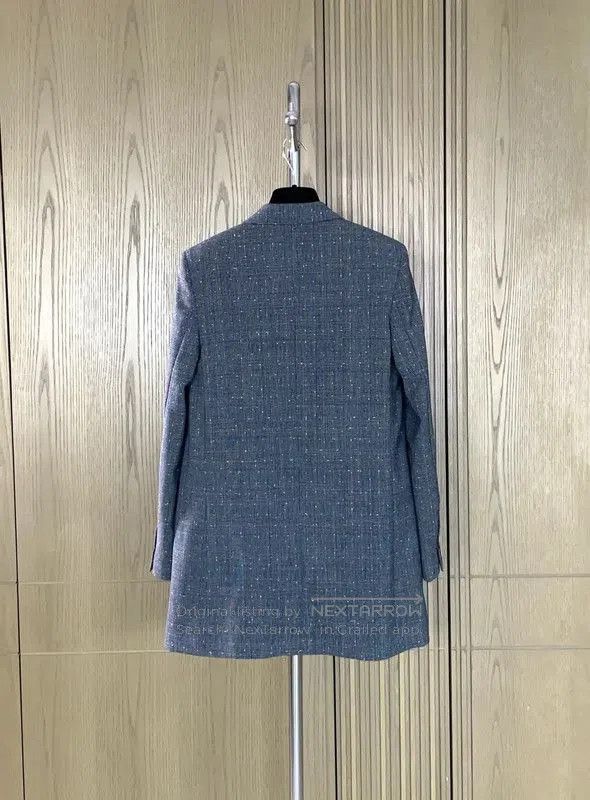 Yves Saint Laurent YSL Women's Black Gray Wool Jacket . Size S / US 4 / IT 40 - 1 Thumbnail