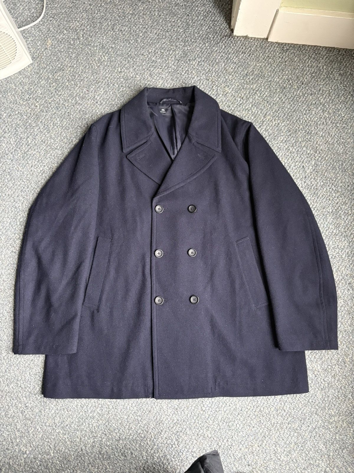 Muji Muji wool peacoat Size US XXL / EU 58 / 5 - 1 Thumbnail