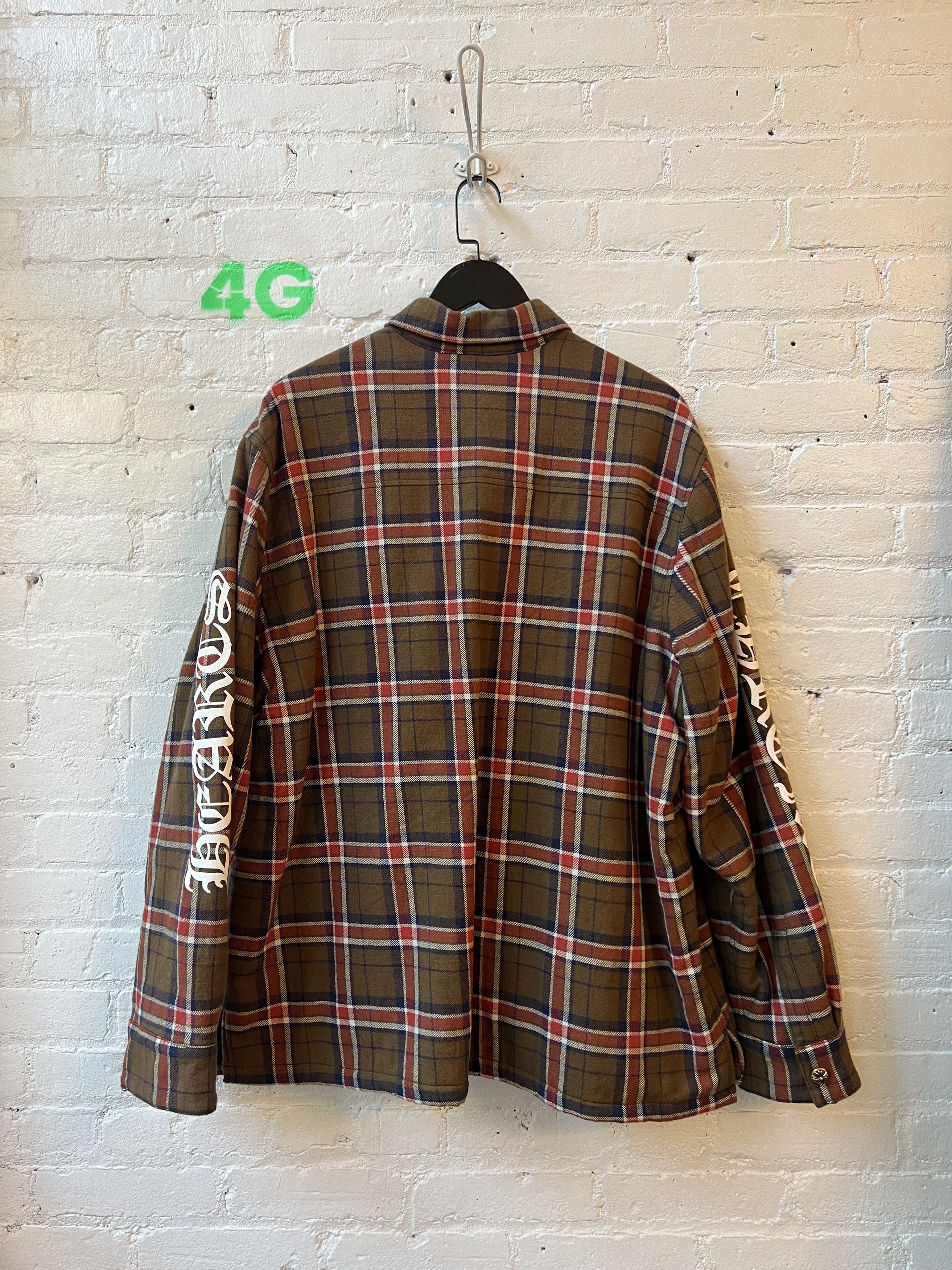 Chrome Hearts Chrome Hearts Flannel XXL Jacket 4G SELLER Size US XXL / EU 58 / 5 - 3 Thumbnail