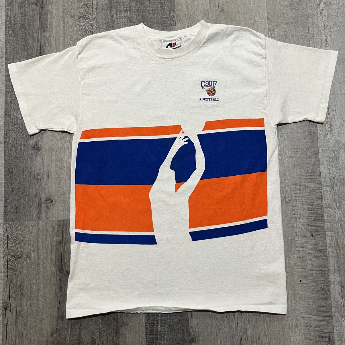 Vintage VTG California State University Fullerton CSUF 90s T Shirt Size US M / EU 48-50 / 2 - 1 Thumbnail