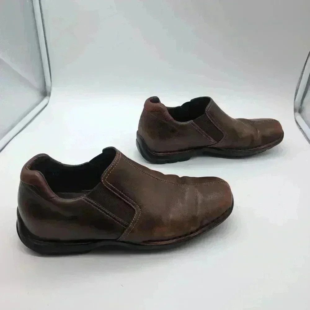 Cole Haan Cole Haan Zeno slip on Loafers distressed Brown Leather Size US 9 / EU 42 - 5 Thumbnail