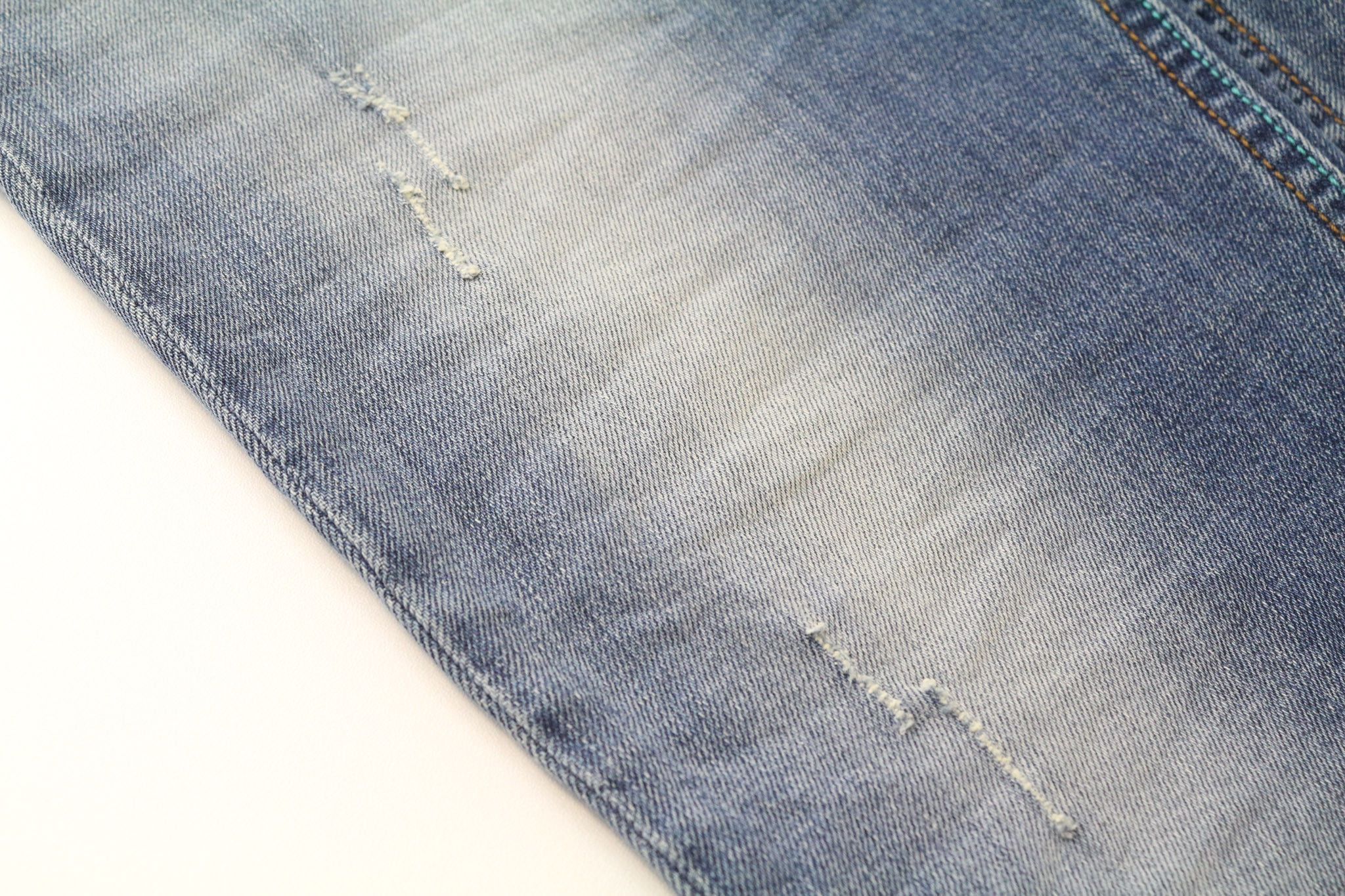 Takeshy Kurosawa TK75 W34 Blue Slim Distressed Stretch Jeans 75958 Size US 34 / EU 50 - 9 Thumbnail