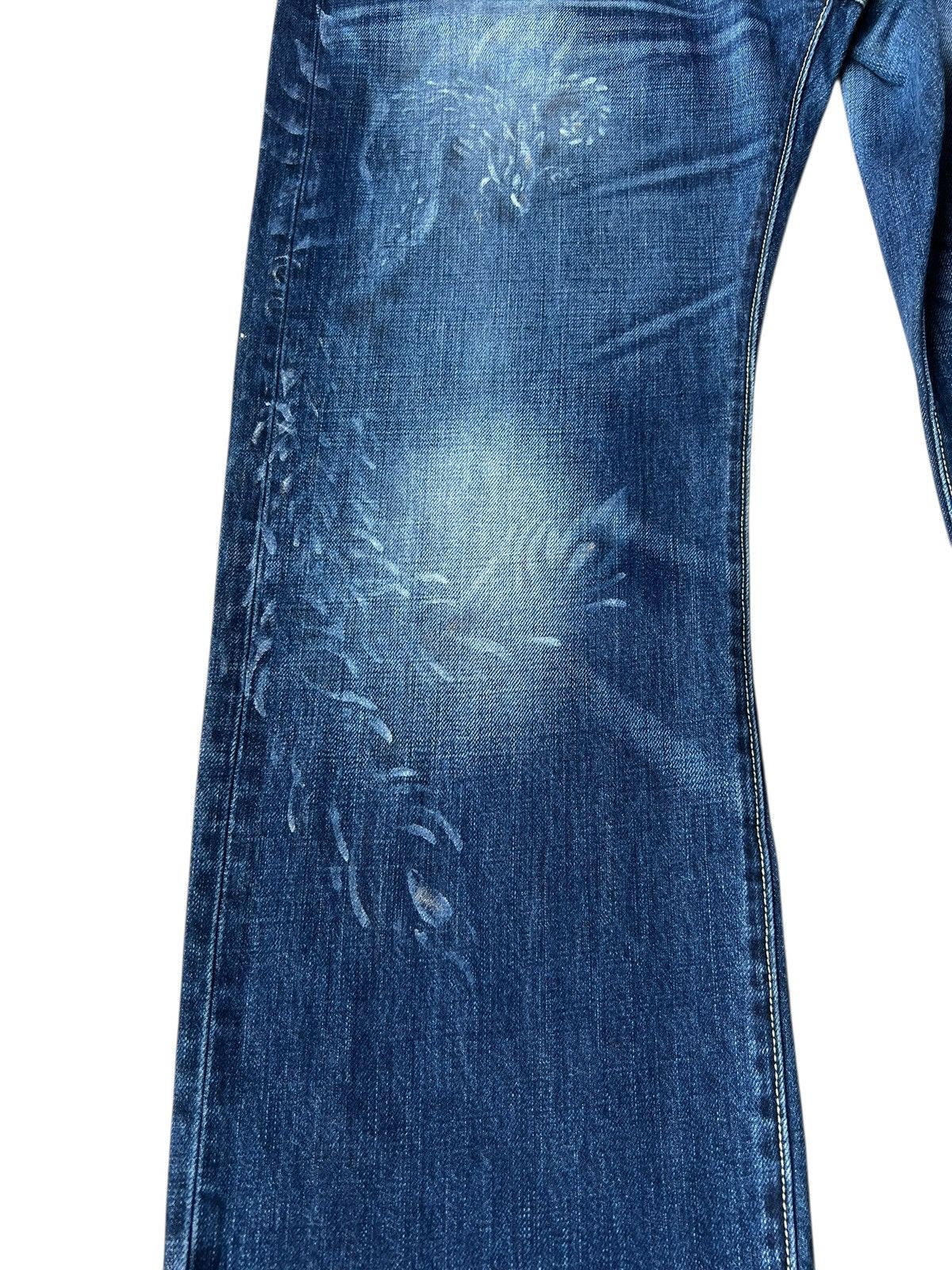 Eternal ETERNAL Japan Fade Clawmark Denim Painter Jeans Straight Cut Size US 36 / EU 52 - 9 Thumbnail