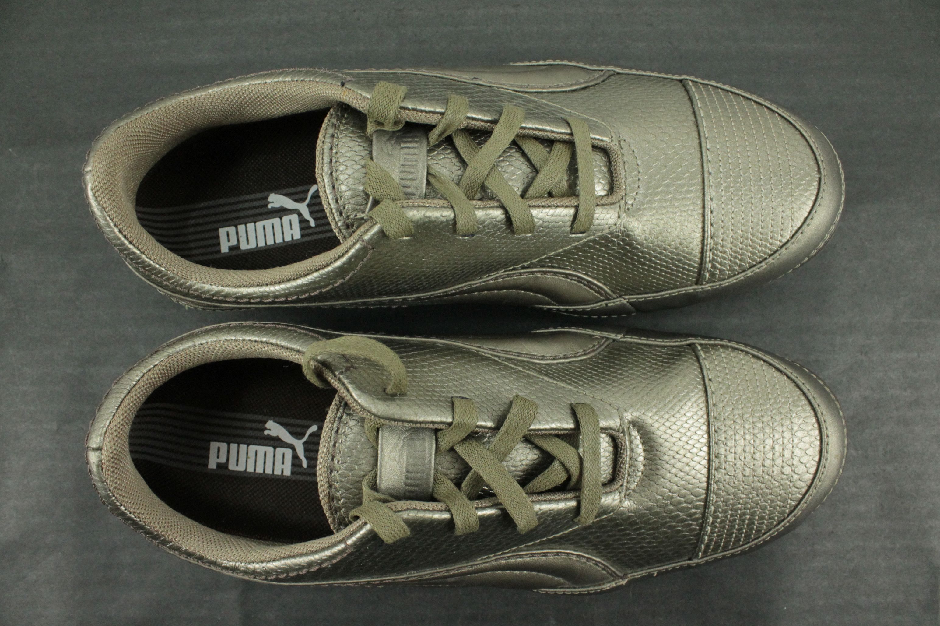 Puma RARE New Puma Usan Irra Scale Gold Leather Sneakers Women's Size US 9 / IT 39 - 5 Thumbnail
