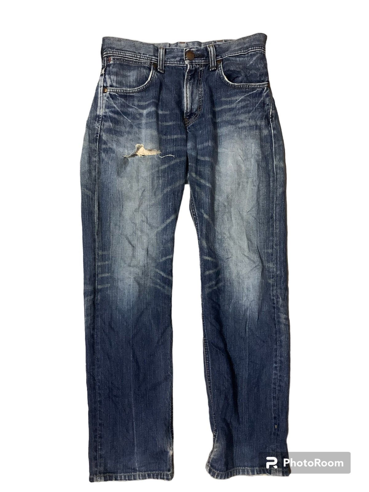 Japanese Brand × Wrangler Wrangler Flare Denim Jeans Size US 33 - 1 Thumbnail