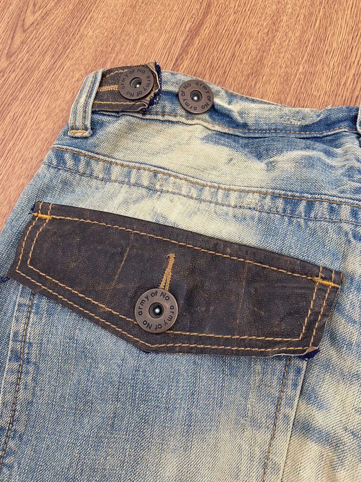 If Six Was Nine × Japanese Brand × Le Grande Bleu (L.G.B.) Army of no mud max distressed jeans Size US 32 / EU 48 - 5 Thumbnail