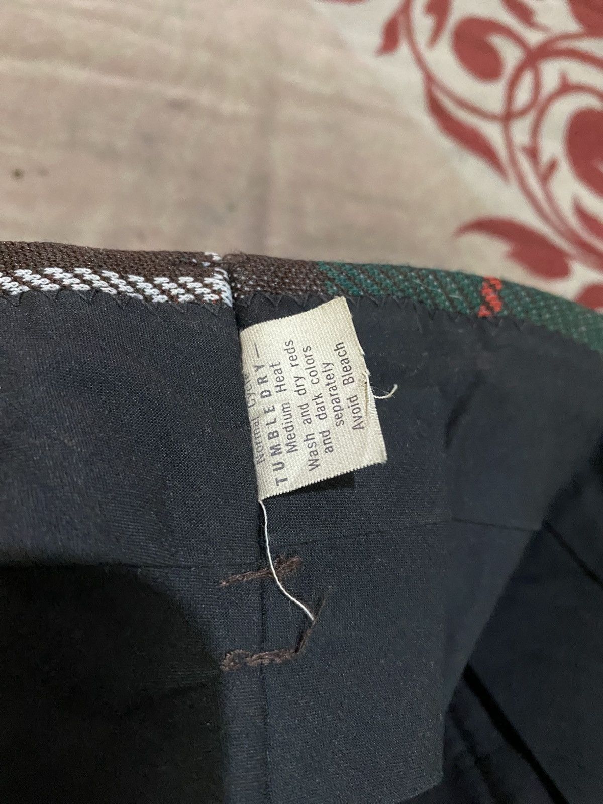 Lee 1970s Lee Plaid Tartan Pants Size US 30 / EU 46 - 10 Thumbnail