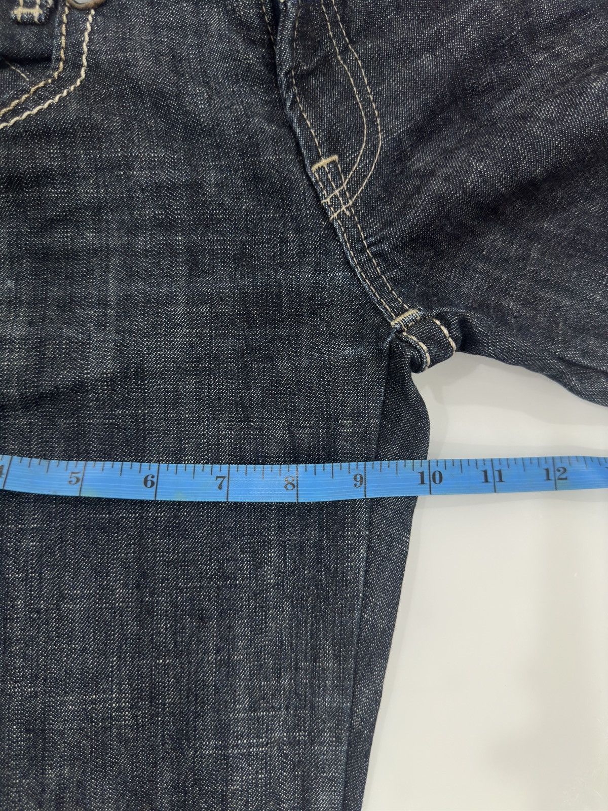 If Six Was Nine × Le Grande Bleu (L.G.B.) × Marithe + Francois Girbaud MARITHE FRANCOIS GIRBAUD Pants Biker Utility Denim Size US 29 - 17 Thumbnail