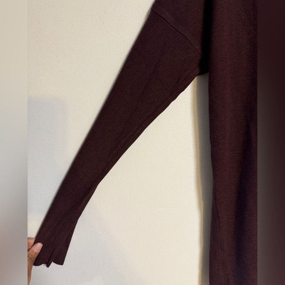 Kit and Ace Kit and Ace Burgundy Long Sleeve Crew Neck - Sz XL (Est) Size XL / US 12-14 / IT 48-50 - 5 Thumbnail