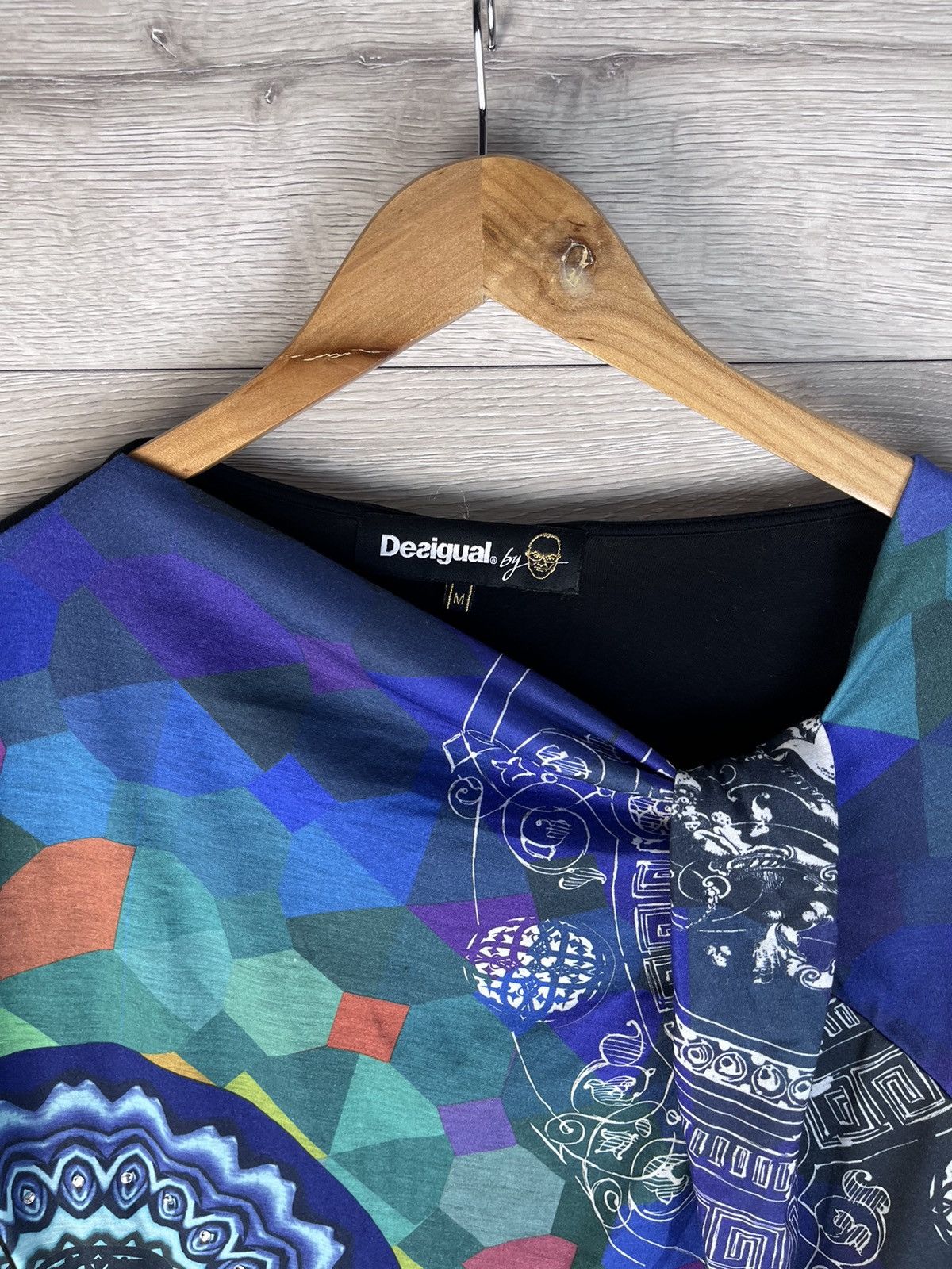 Desigual Women blouse Designer size M casual Y2K Japan Size M / US 6-8 / IT 42-44 - 5 Thumbnail