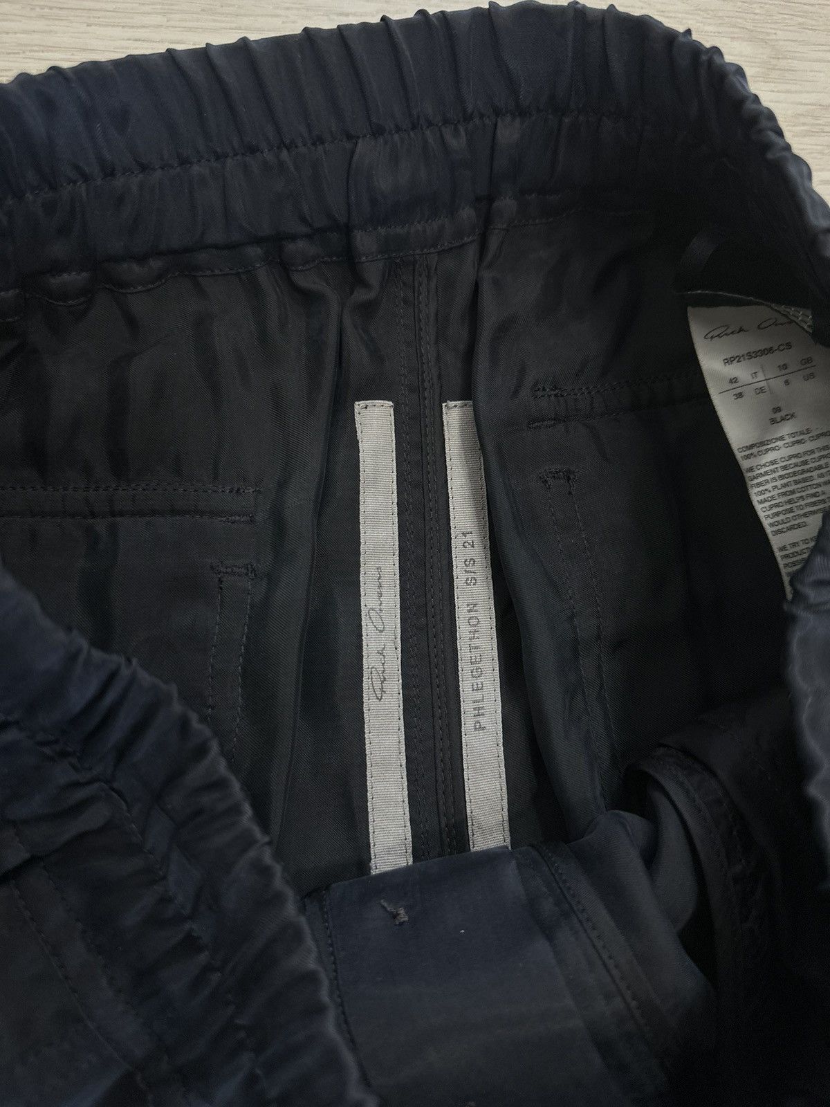 Rick Owens Spring 2021 phlegethon pants cupro Size US 30 / EU 46 - 3 Thumbnail