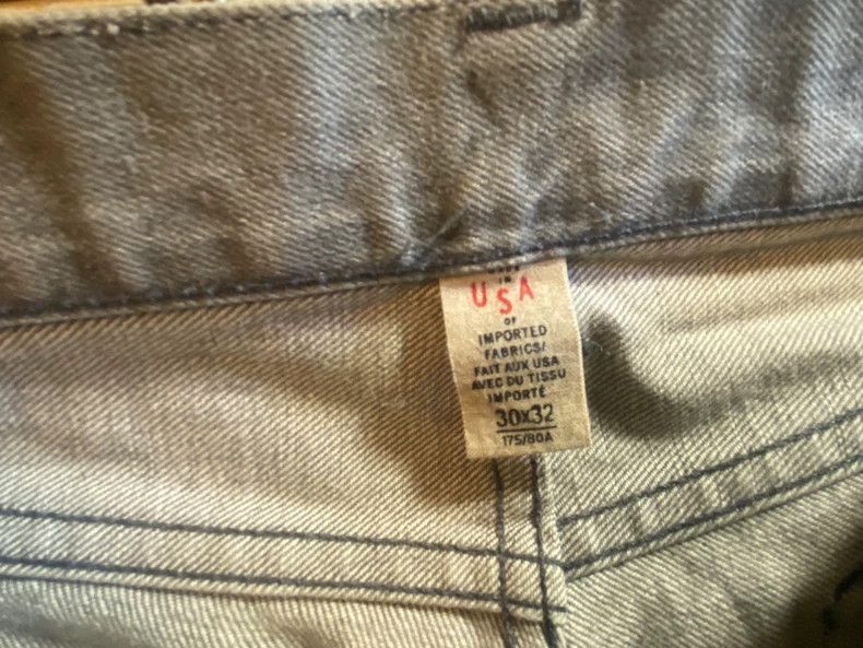 RRL Ralph Lauren RRL Ralph Lauren Old American made slim fit grey jeans Size US 34 / EU 50 - 3 Thumbnail
