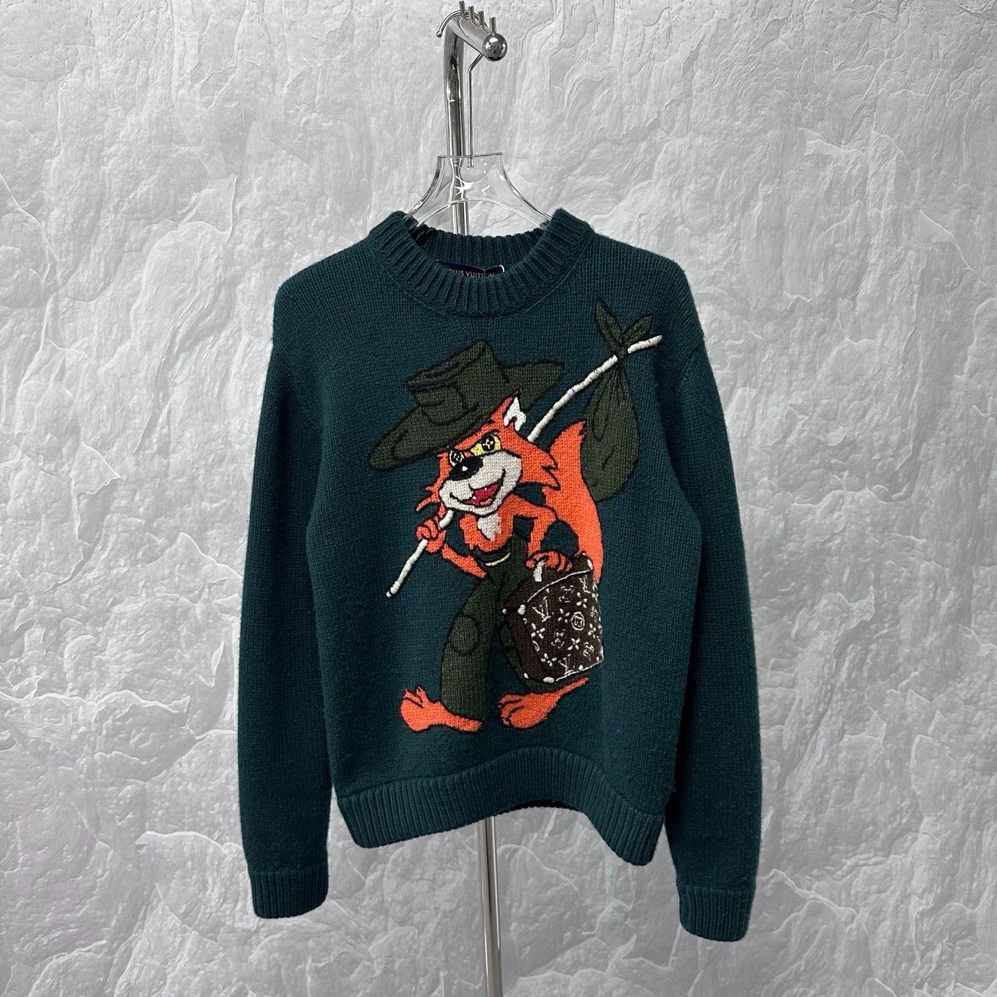 Louis Vuitton Louis Vuitton Fox Logo Sweater Size US M / EU 48-50 / 2 - 1 Thumbnail