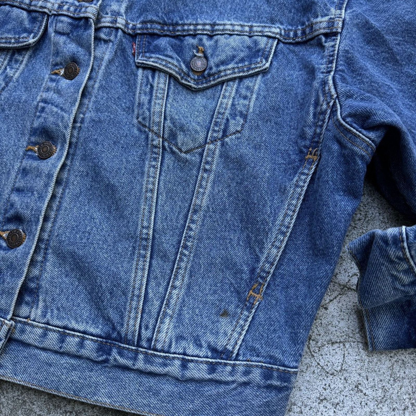 Levi's 80s Levi's Western Trucker Jacket USA ERD Grunge Light Wash Size US M / EU 48-50 / 2 - 8 Thumbnail