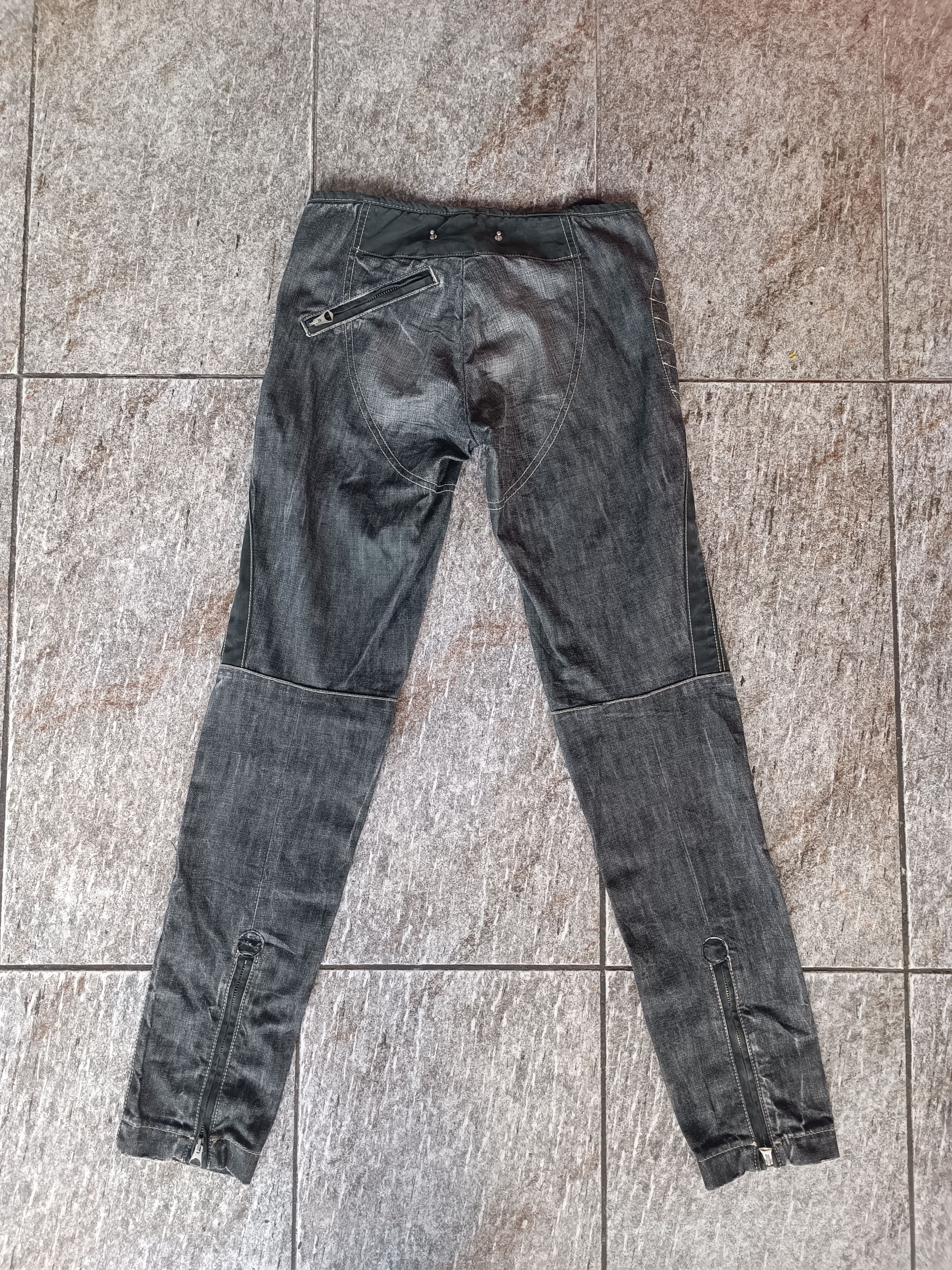 If Six Was Nine bikers jeans RA-RE made in italy Size 29" - 2 Thumbnail