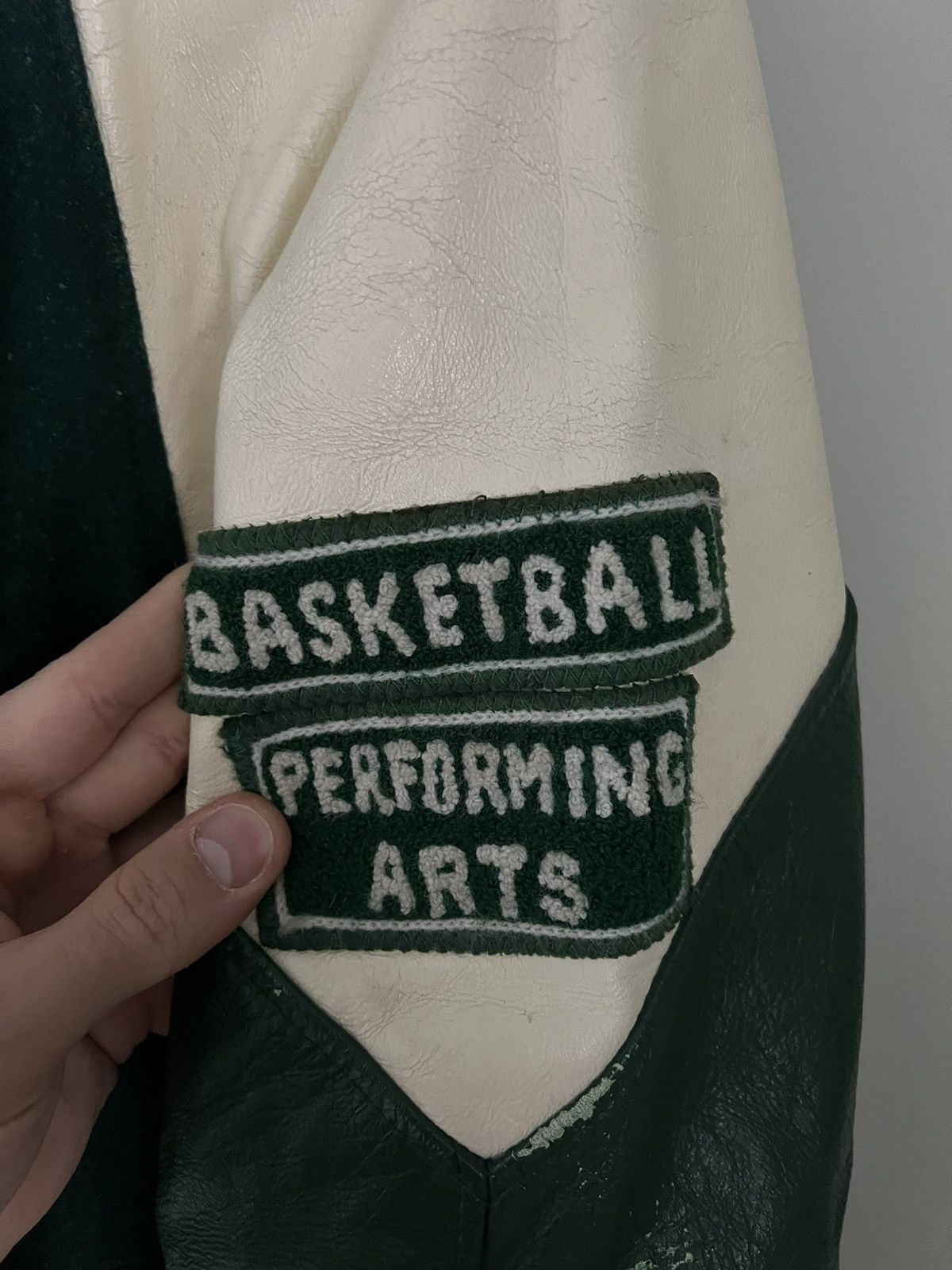 Vintage Vintage 1989 Varsity Bomber Jacket High School Grad Size US L / EU 52-54 / 3 - 4 Thumbnail