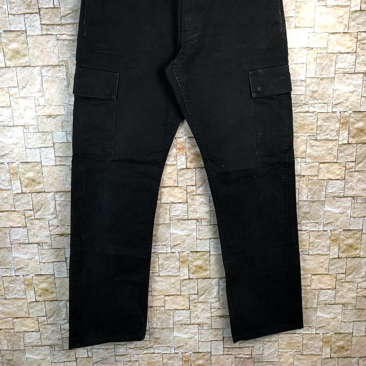 Journal Standard Journal Standard & Co Black Cargo Multipocket Pants #A642 Size US 34 / EU 50 - 3 Thumbnail