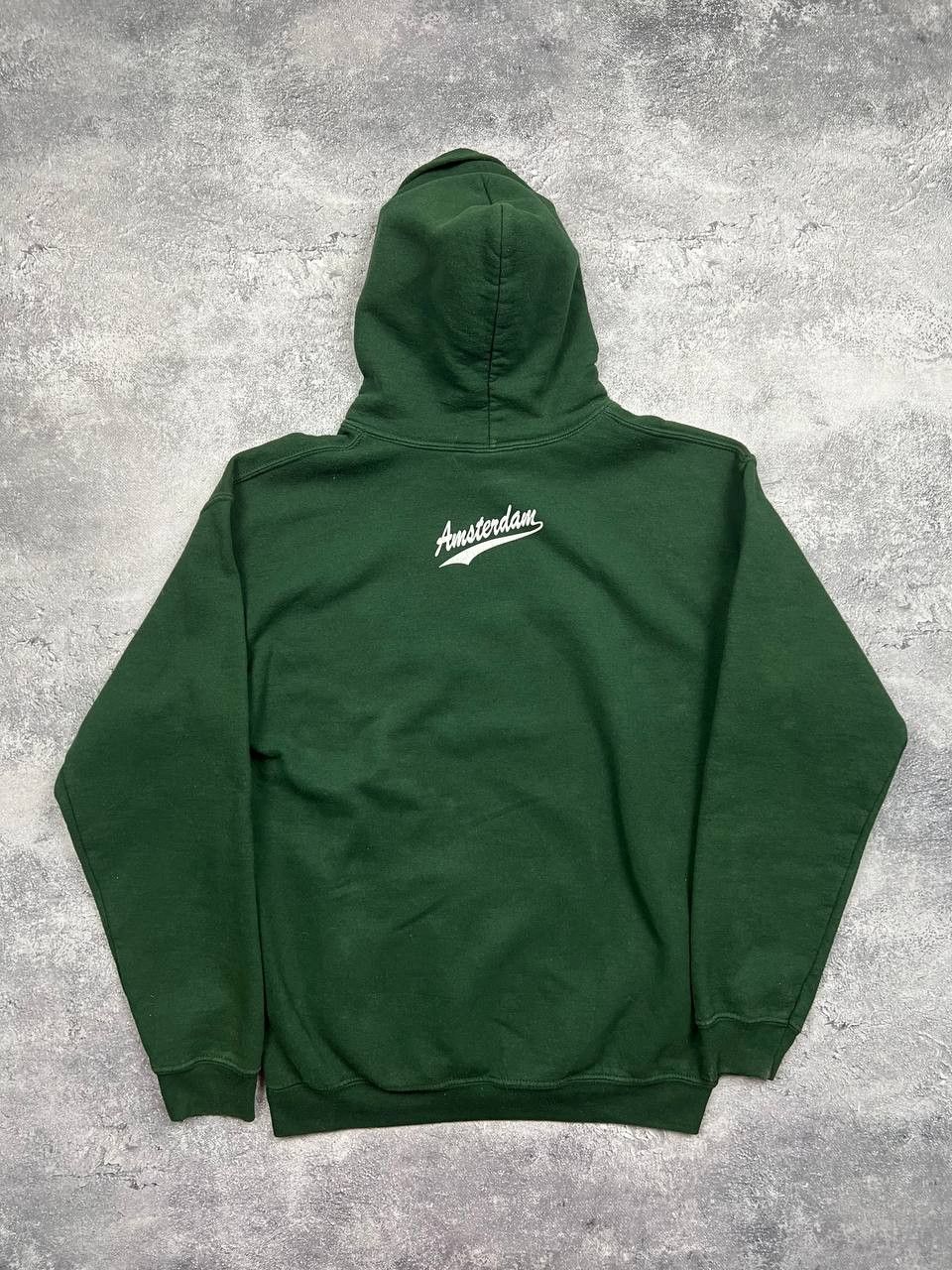 Vintage Vintage 90's Cannabis Humour Adidas Boxy Hoodie Size US XL / EU 56 / 4 - 5 Thumbnail