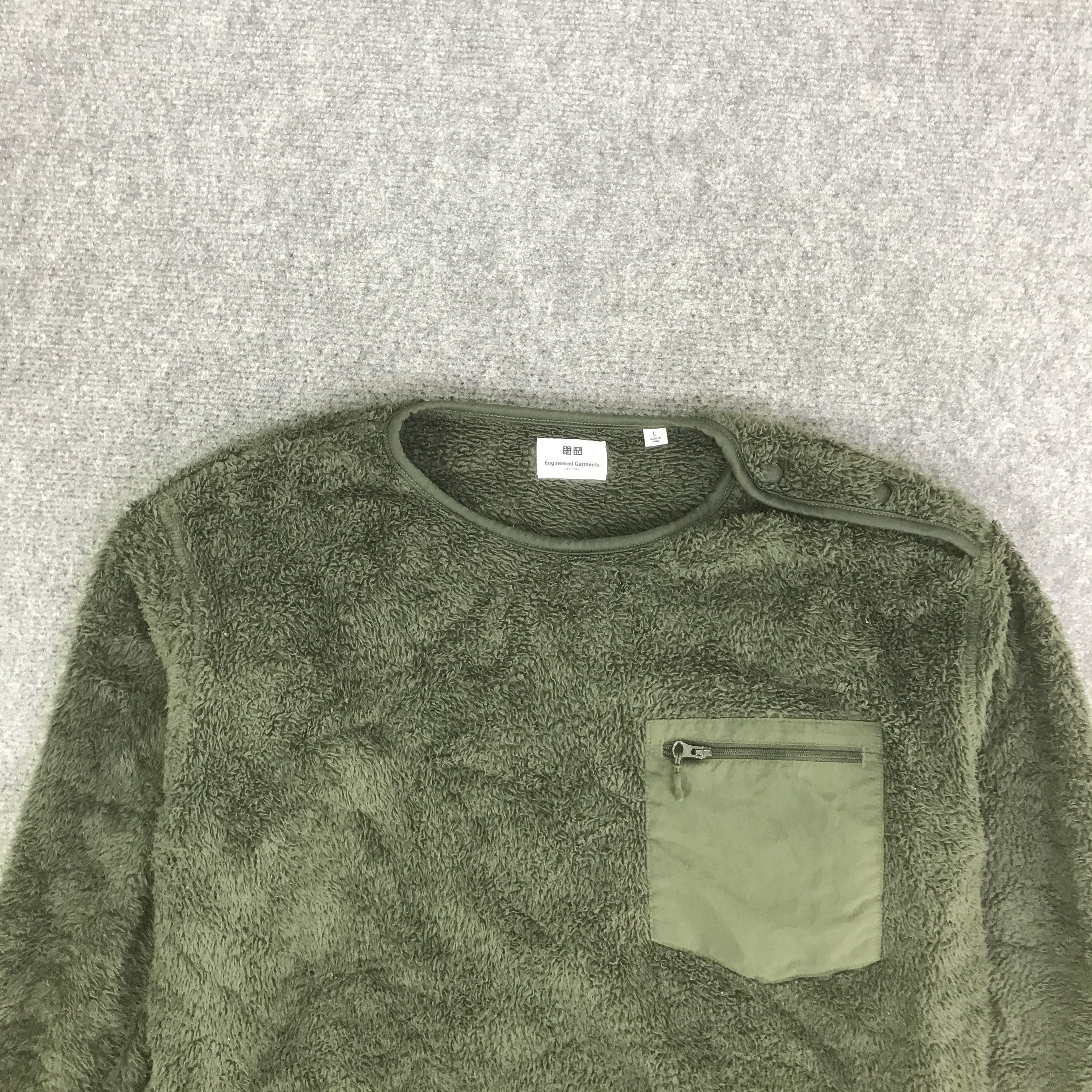 Engineered Garments ENGINEERED GARMENTS x UNIQLO FLEECE SWEATSHIRT K121B4 Size US L / EU 52-54 / 3 - 2 Thumbnail