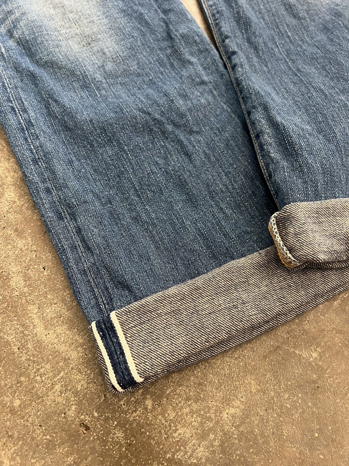 RRL Ralph Lauren Polo Raplh Lauren Double RRL Slim Selvedge Jeans Size US 33 - 11 Thumbnail