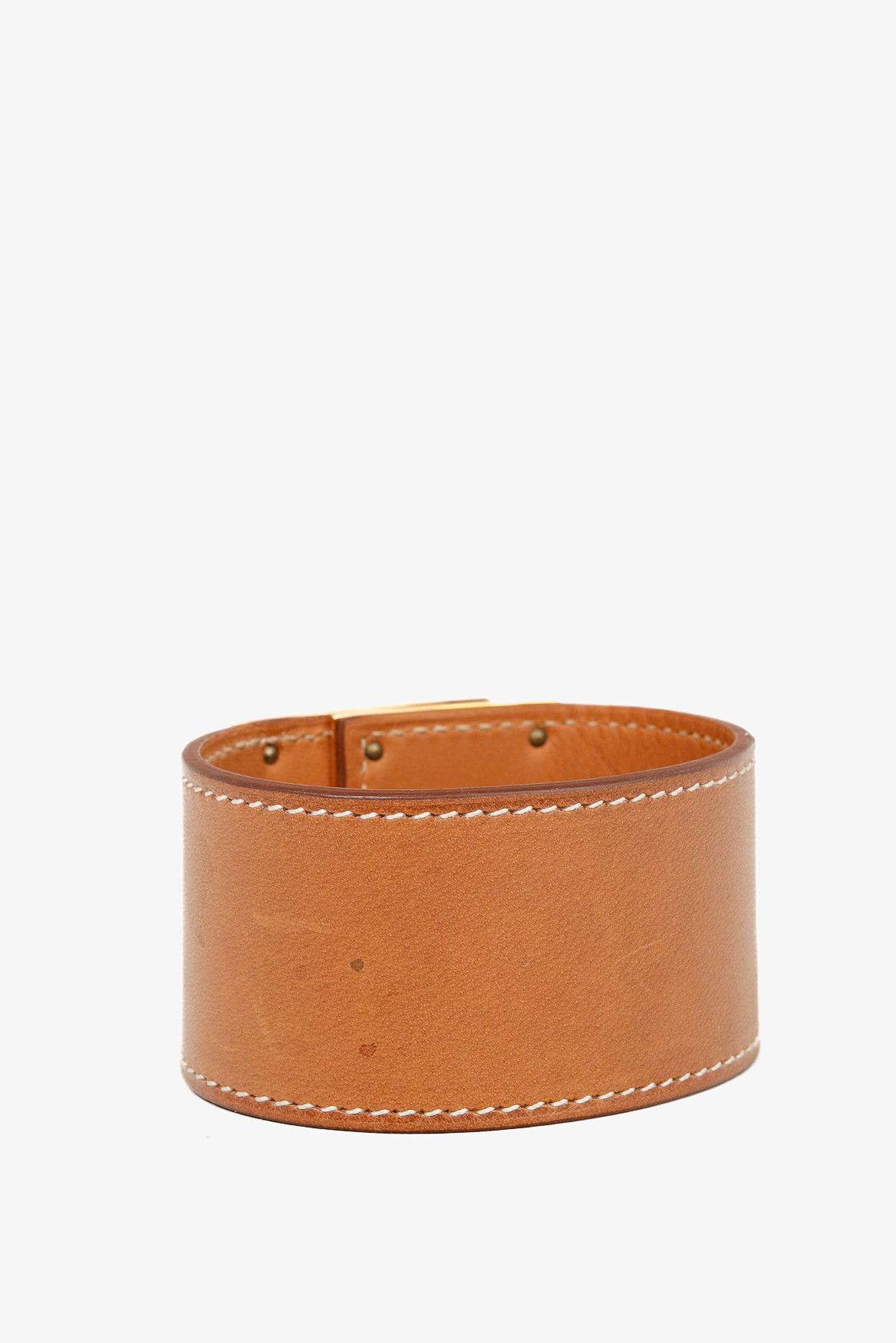 Hermes Hermes Kelly Dog Fauve Barenia Leather Bracelet Size ONE SIZE - 3 Thumbnail