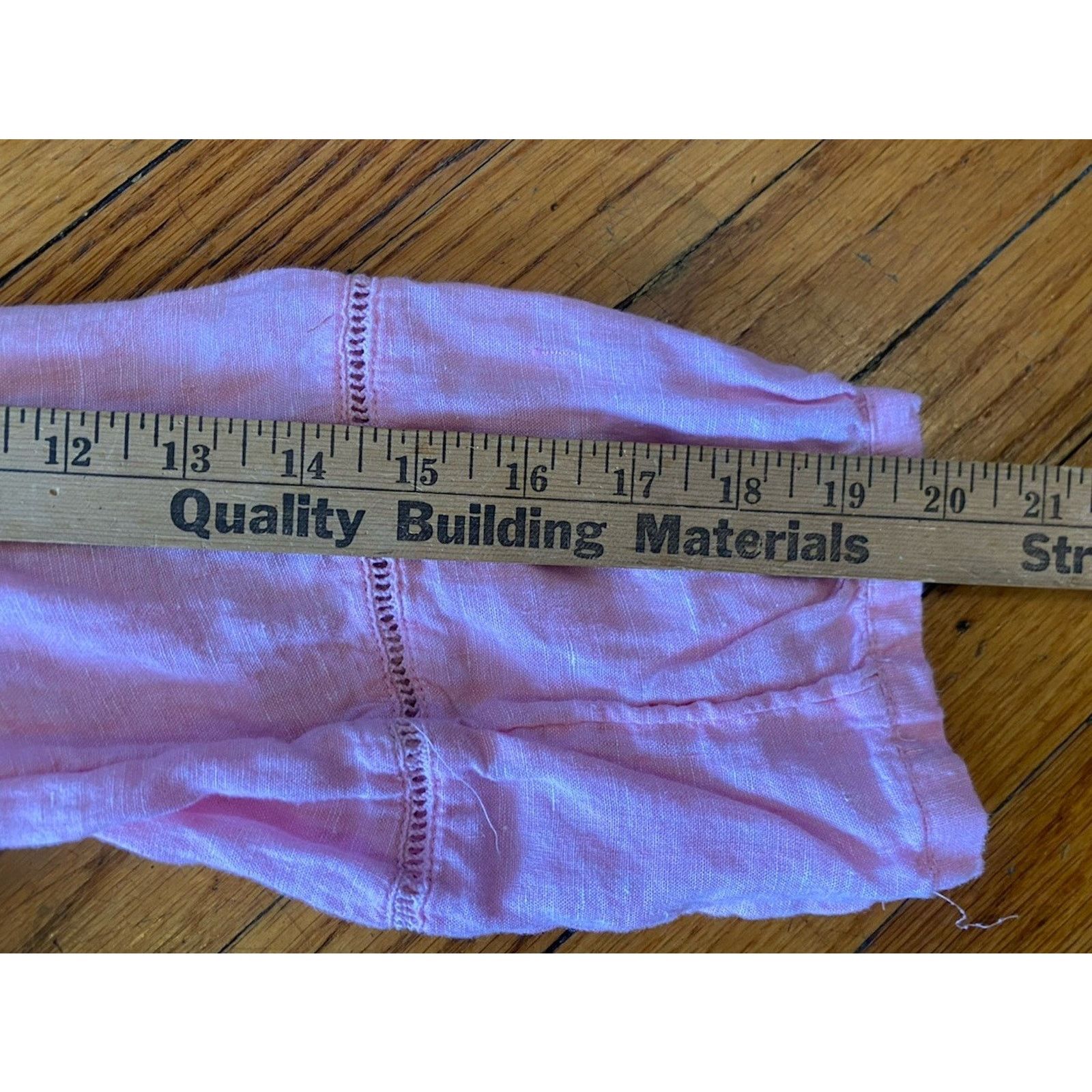 Joie Joie Top Women's Medium Shirt Pink 100% Linen Blouse V Neck Size M / US 6-8 / IT 42-44 - 8 Thumbnail