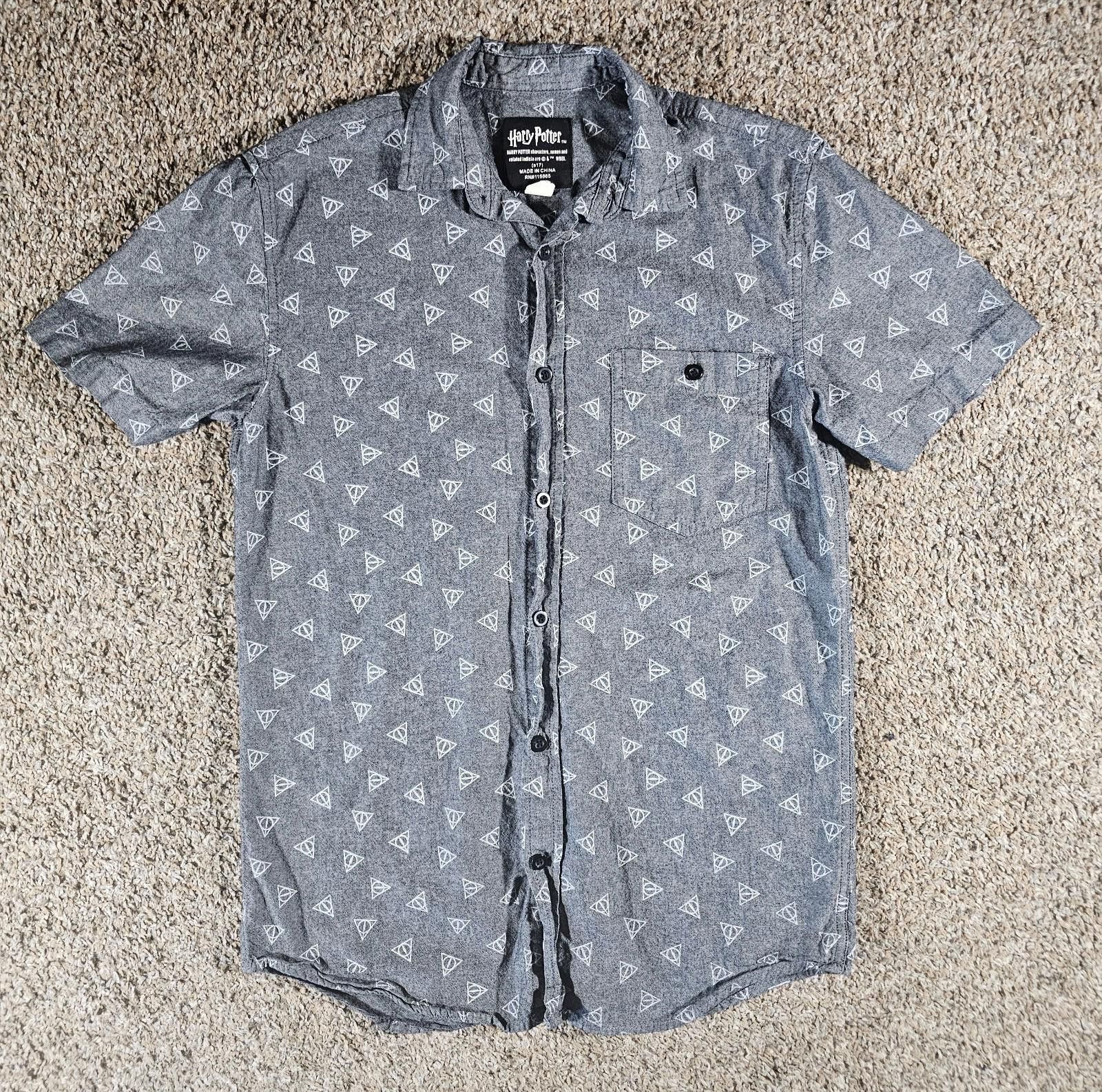Other Harry Potter Deathly Hallows Button Up Shirt Short Sleeve S Size US S / EU 44-46 / 1 - 1 Thumbnail