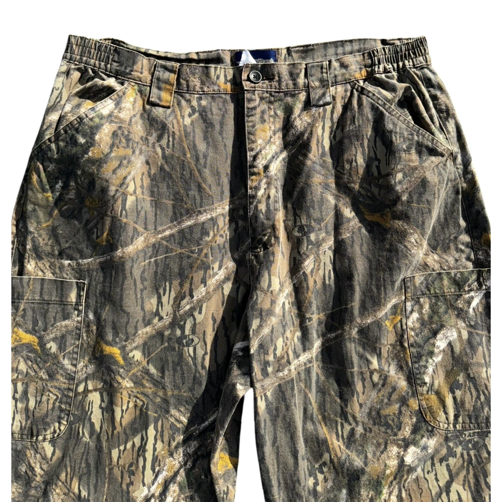 Vintage VINTAGE Shadow Tree Camo Camoflauge Pants L Men Regular Green Chino Pants Size Large Size US 33 - 3 Thumbnail