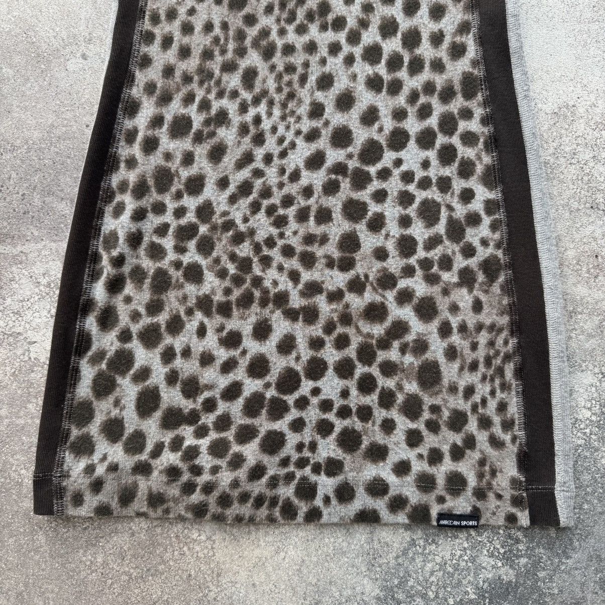 20471120 × Japanese Brand Marc Cain Sport Super Sexy Leopard Long Tank Top Size M / US 6-8 / IT 42-44 - 4 Thumbnail
