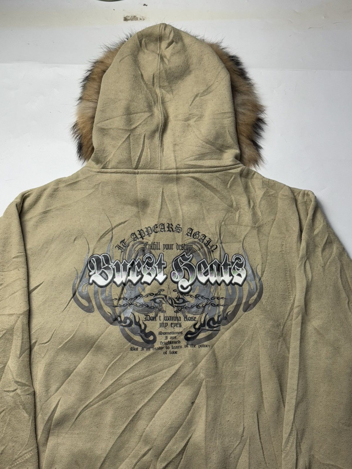 If Six Was Nine × Japanese Brand × Le Grande Bleu (L.G.B.) Fur Hoodie Poem Dragon Glittier Burst Heats Japanese Size US L / EU 52-54 / 3 - 3 Thumbnail