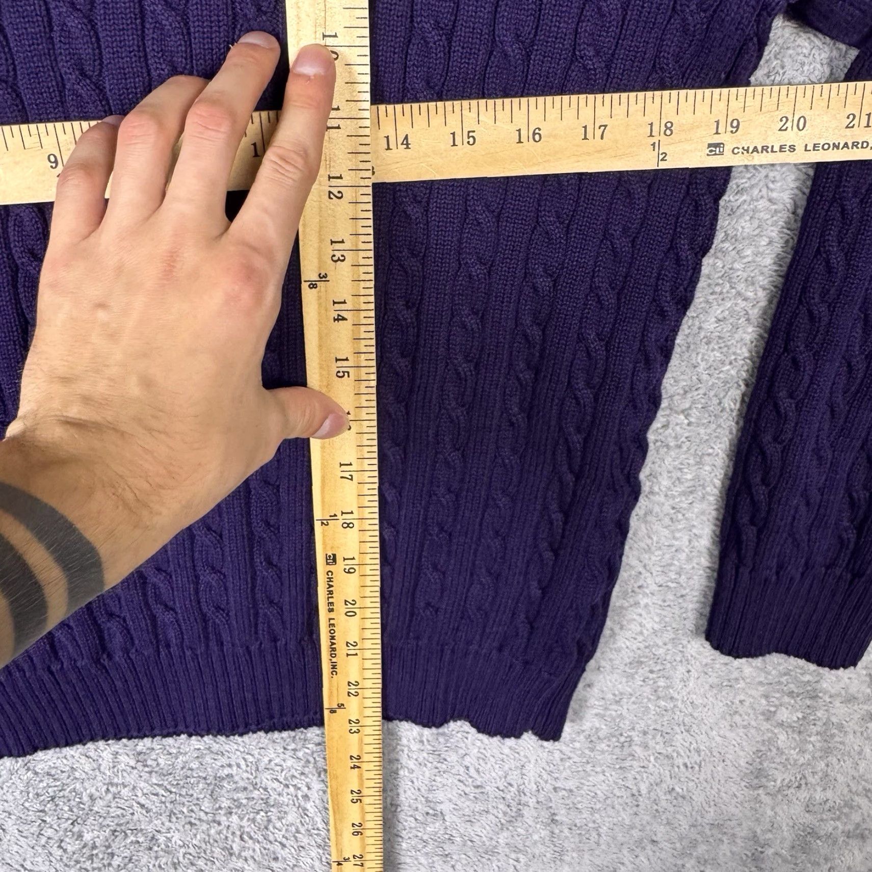 Ralph Lauren VINTAGE Lauren Ralph Lauren Sweater Women XL Cable Knit Pullover Size XL / US 12-14 / IT 48-50 - 6 Thumbnail