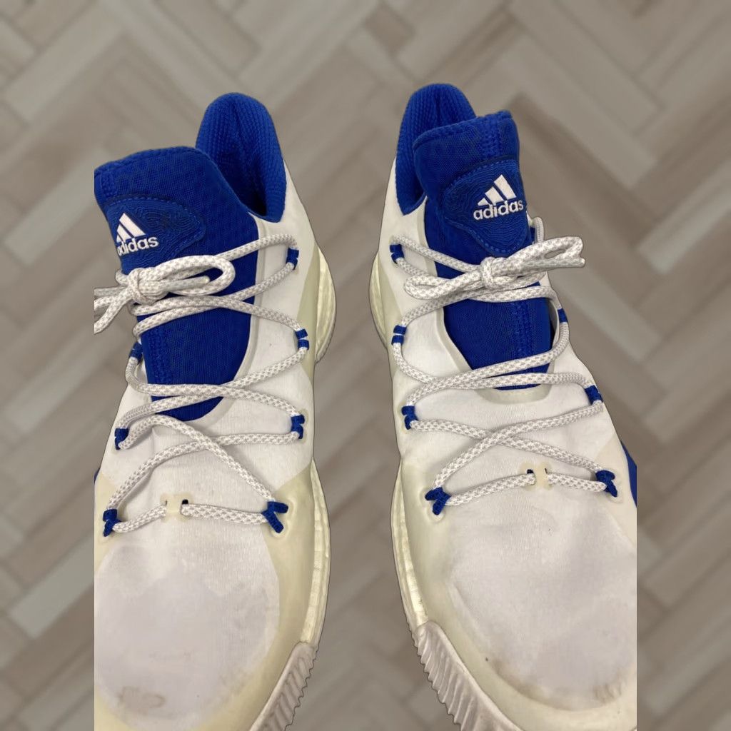 Adidas Adidas Crazy Explosive Low Mens Sneaker Basketball Low Top White Blue 14.5 US /1 Size US S / EU 44-46 / 1 - 1 Thumbnail