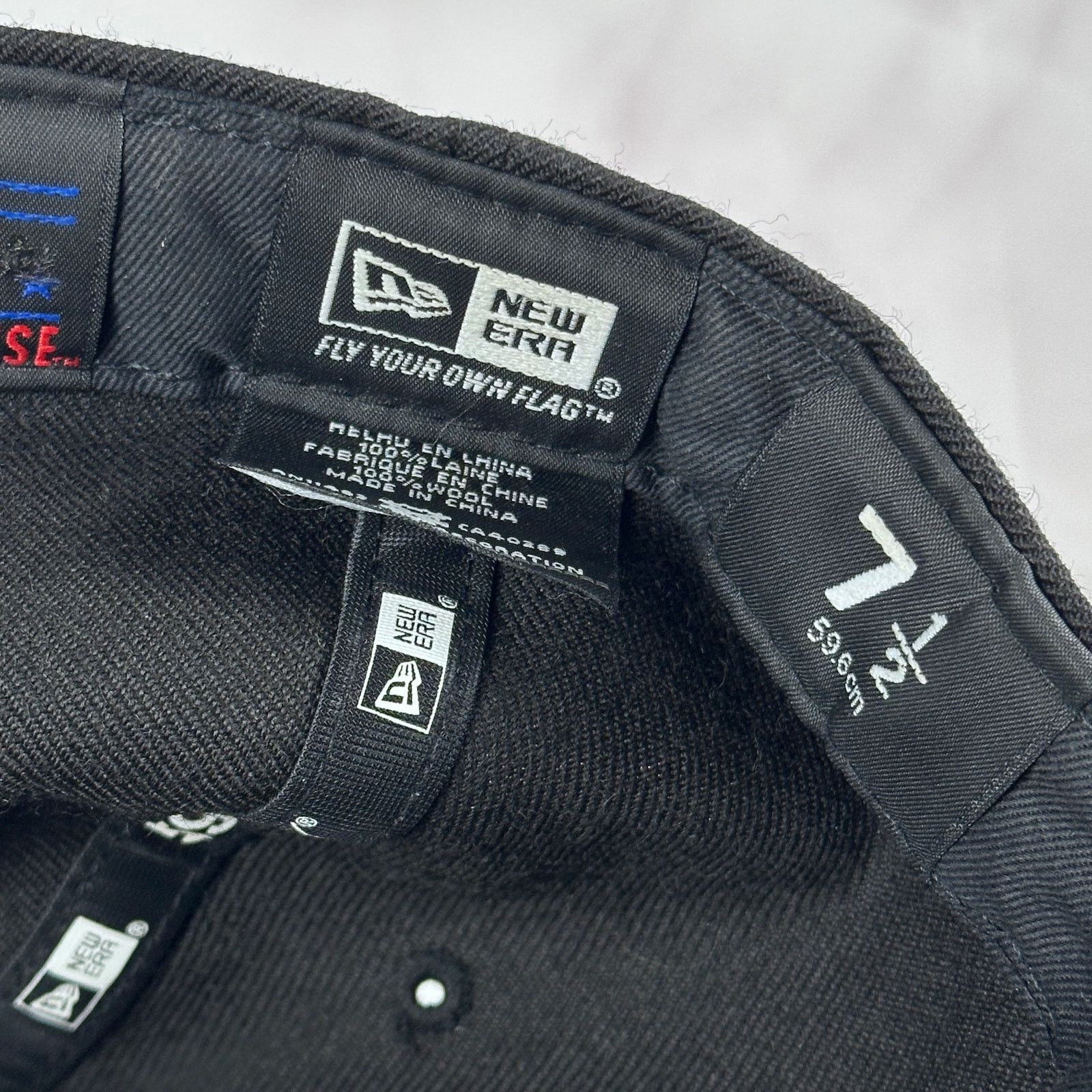New Era New York Yankees Black Fitted Size ONE SIZE - 8 Thumbnail