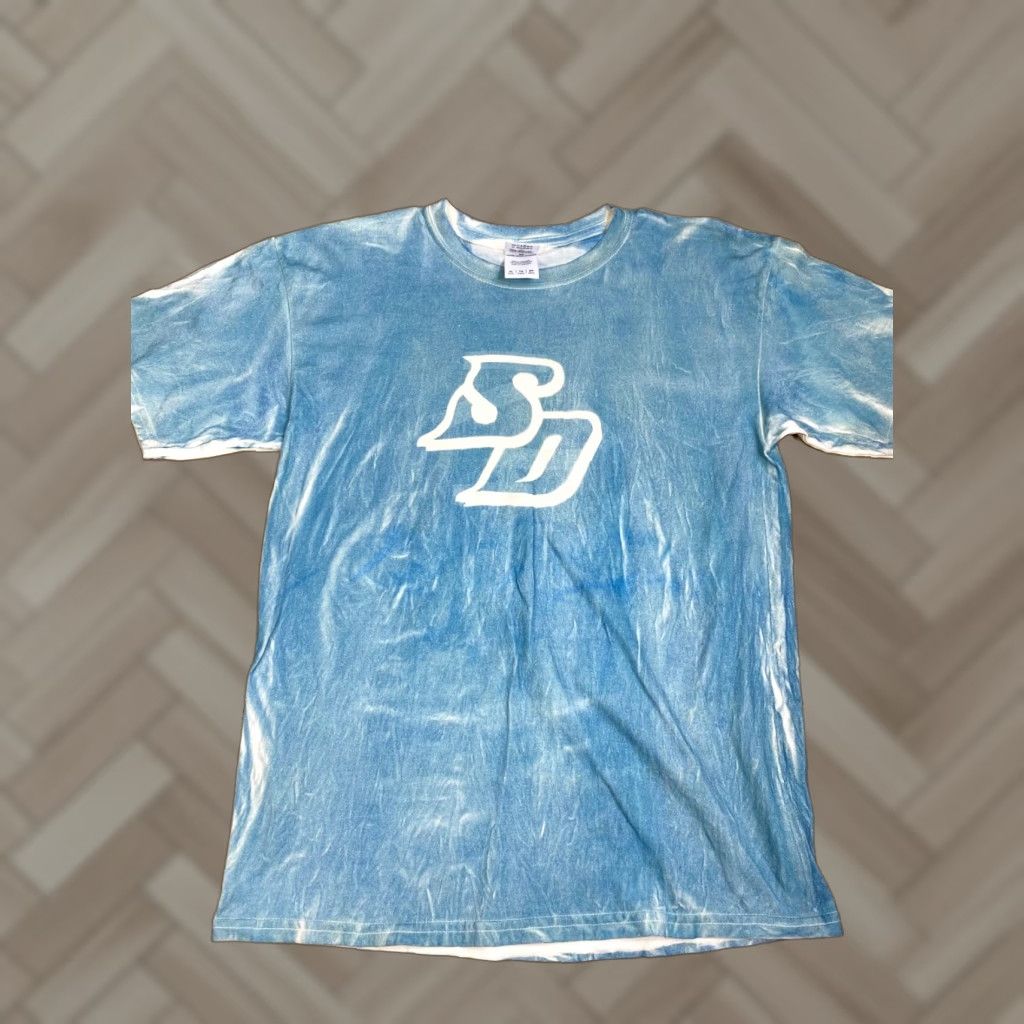 Gildan Gildan Heavy Cotton T-Shirt San Diego Bull Blue & White XL Crew Neck Men Gildan 1018 Short Sleeve Solid Colorful Size US XL / EU 56 / 4 - 1 Thumbnail