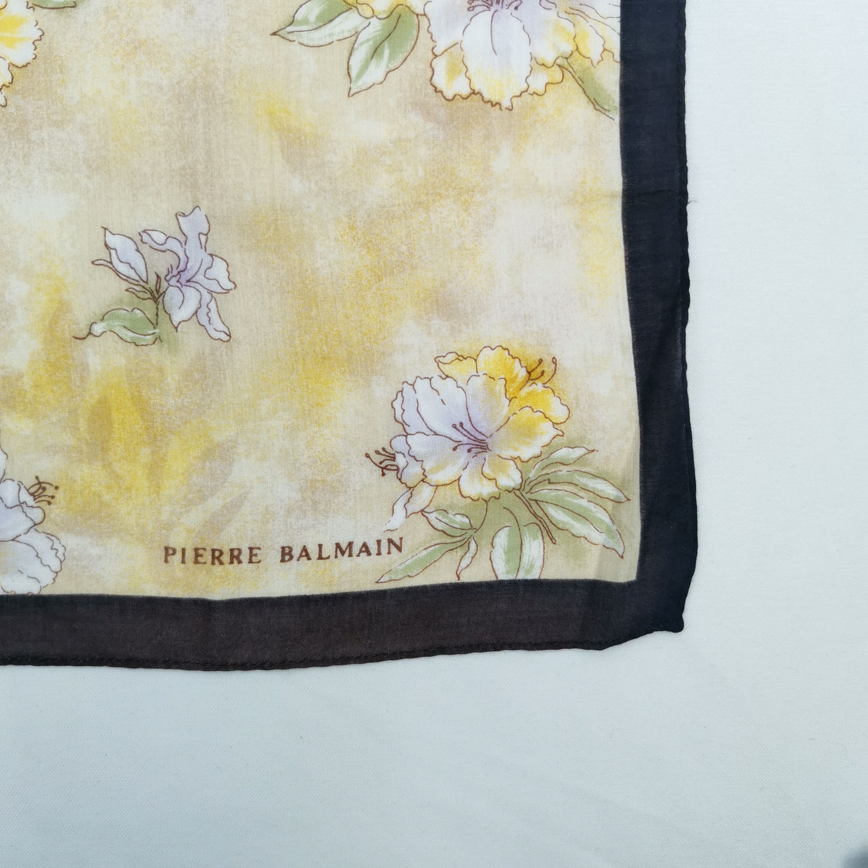 Japanese Brand Vintage Pierre Balmain Handkerchief Neckerchief Bandana Size ONE SIZE - 3 Thumbnail