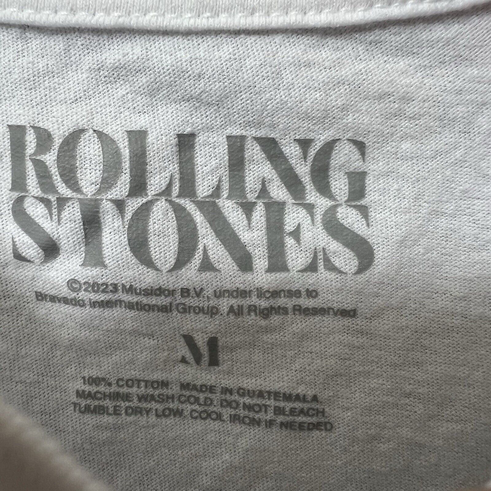 Other Rolling Stones T Shirt Womens Medium White Cropped Raw Hem S Size M / US 6-8 / IT 42-44 - 5 Thumbnail