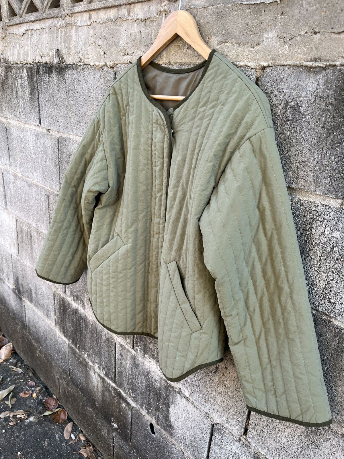 Japanese Brand VIS JAPAN SORONA VERTICAL QUILTING BLOUSON Size US L / EU 52-54 / 3 - 5 Thumbnail