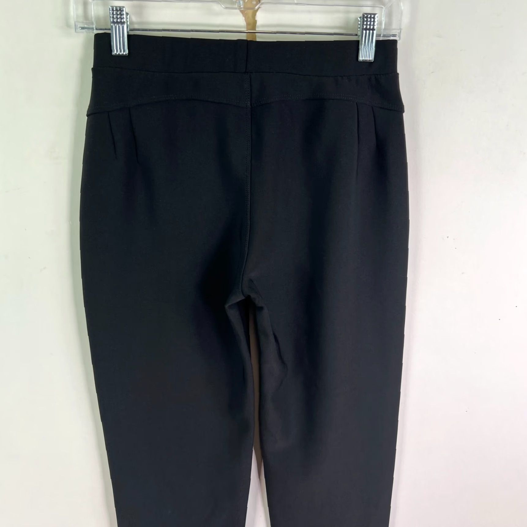 Vintage Conceited Knit Stretch Ankle Leggings Pants Womens Size L T 26X30 Black Size 36" / US 14 / IT 50 - 4 Thumbnail