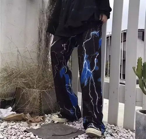 Jean Storm print pants Size US 32 / EU 48 - 3 Thumbnail