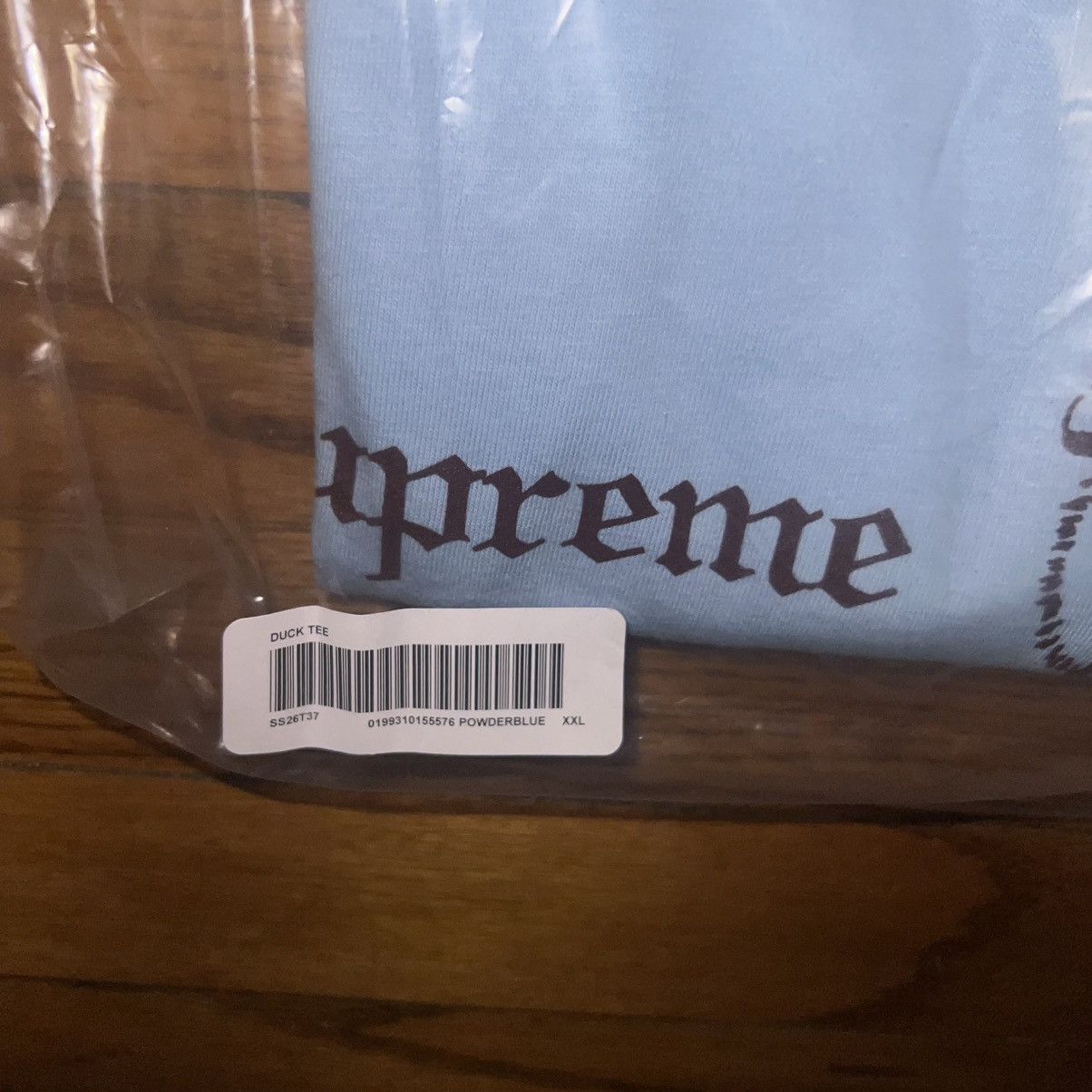 Supreme Supreme Duck Tee Powder Blue Size: Extra Extra Large Size US XXL / EU 58 / 5 - 4 Thumbnail
