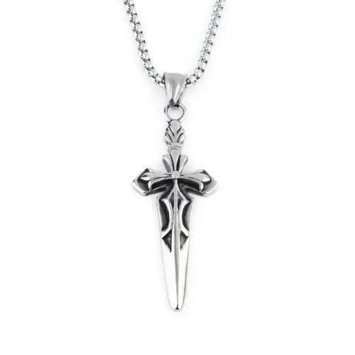 Jewelry Cross Dagger Pendant Necklace Size ONE SIZE - 1 Thumbnail