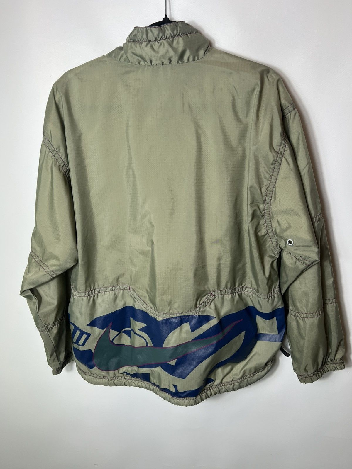 Nike Vintage 90s y2k streetwear Nike Anorak Jacket Big Swoosh Size US S / EU 44-46 / 1 - 9 Thumbnail