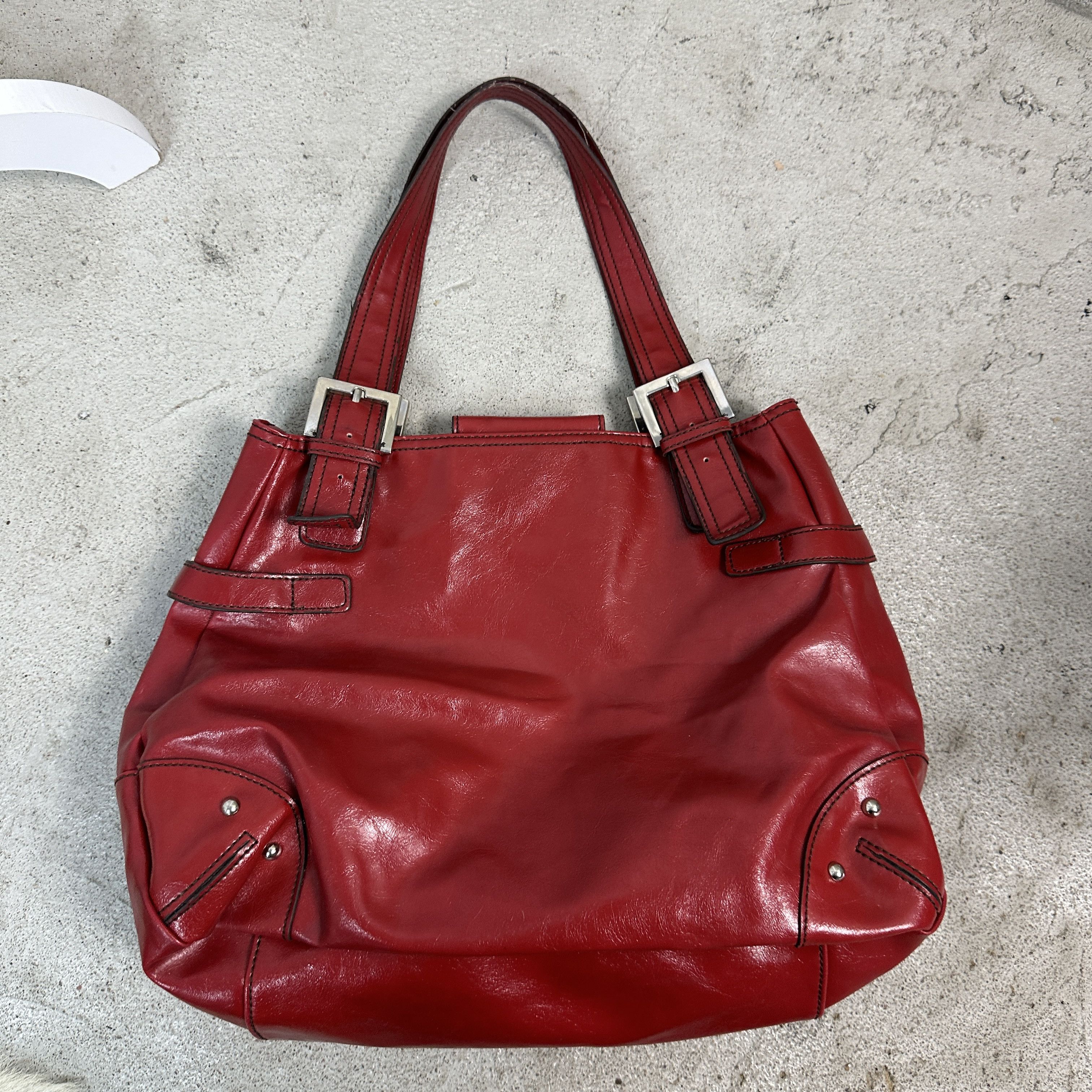 Vintage Vintage Avant Garde Biker Y2K Cherry Red Bag Size ONE SIZE - 6 Thumbnail