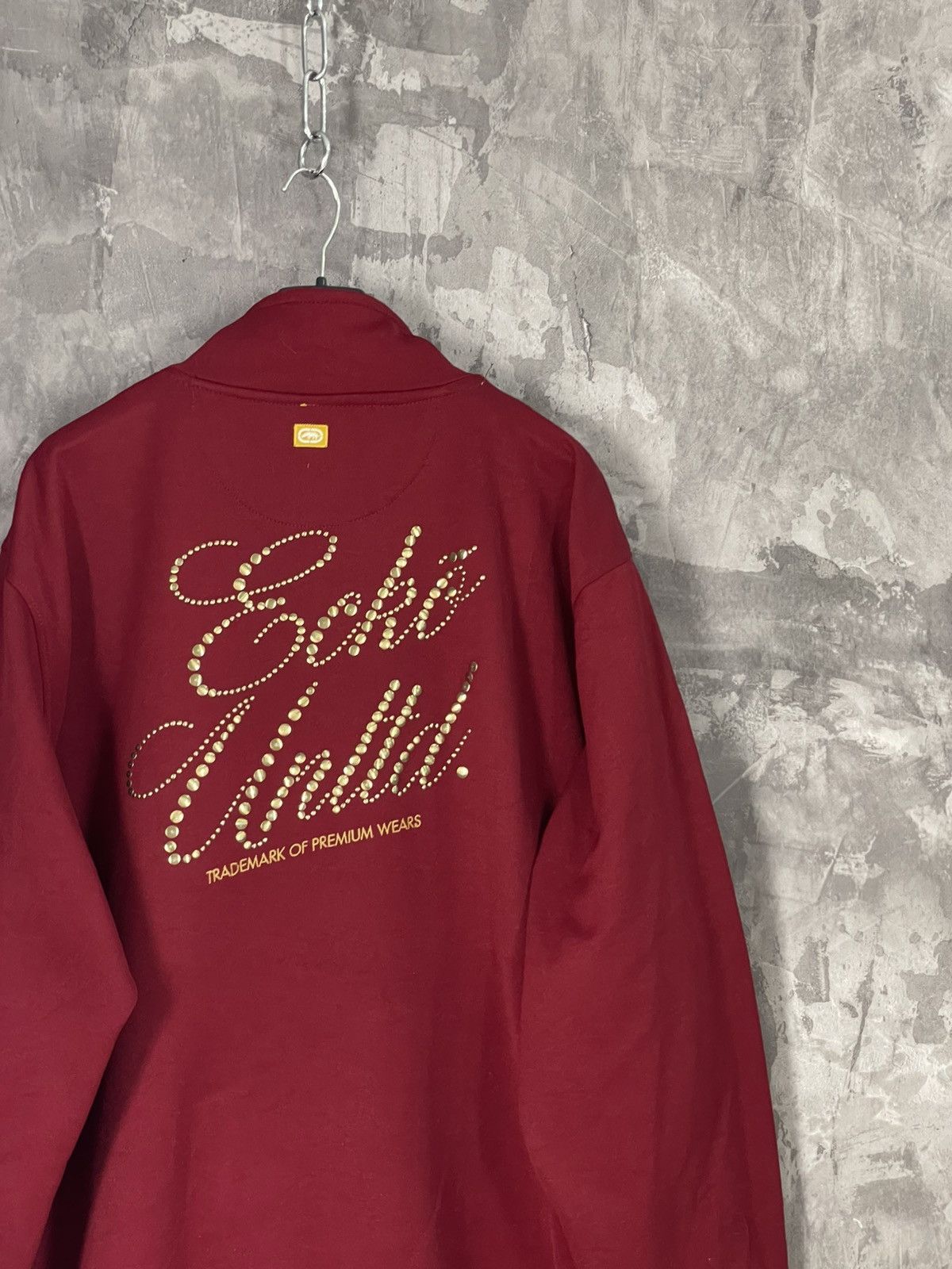Ecko Unltd. × Vintage CRAZY BOXY ECKO UNLTD PRINTED ZIP UP Sweatshirt Y2K Size US XXL / EU 58 / 5 - 4 Thumbnail